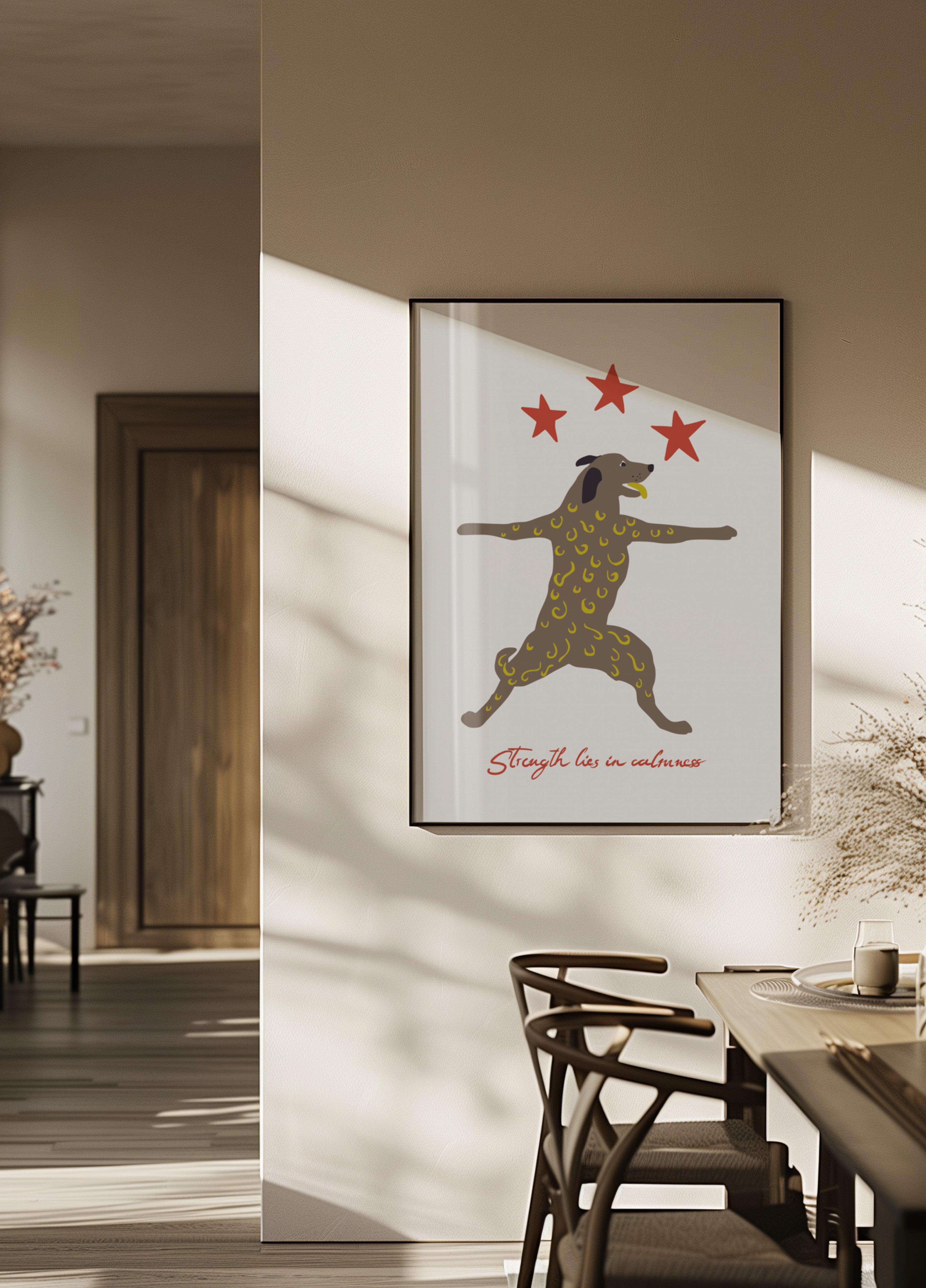 Yoga du chien guerrier
