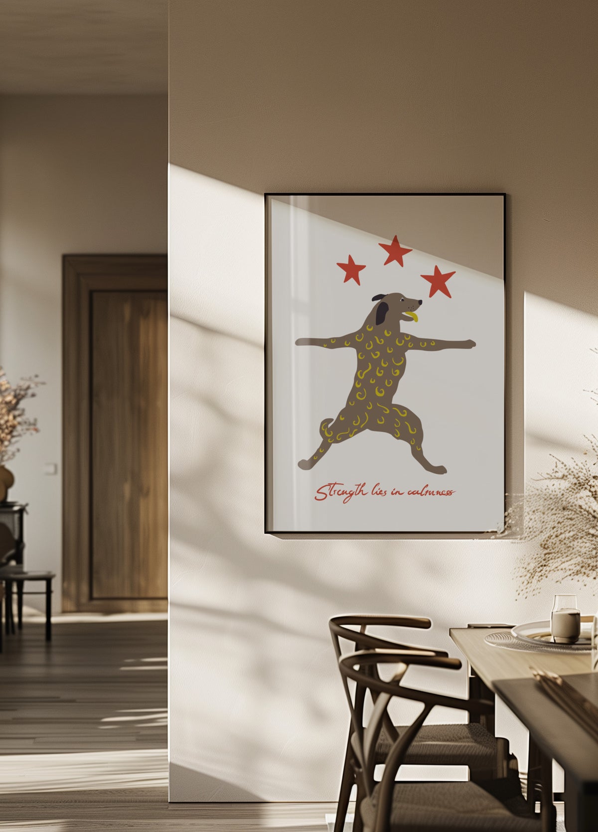 Yoga du chien guerrier