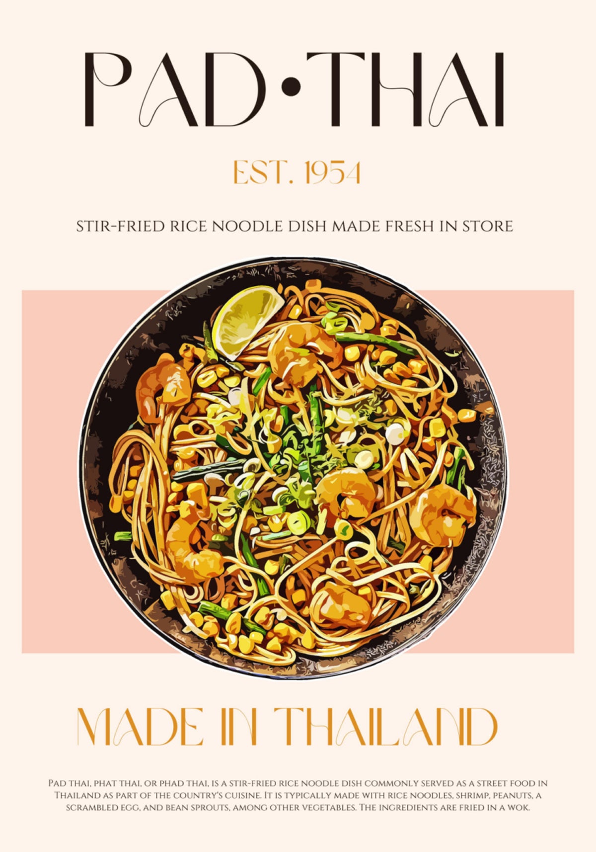 Nouilles Pad Thai Classiques