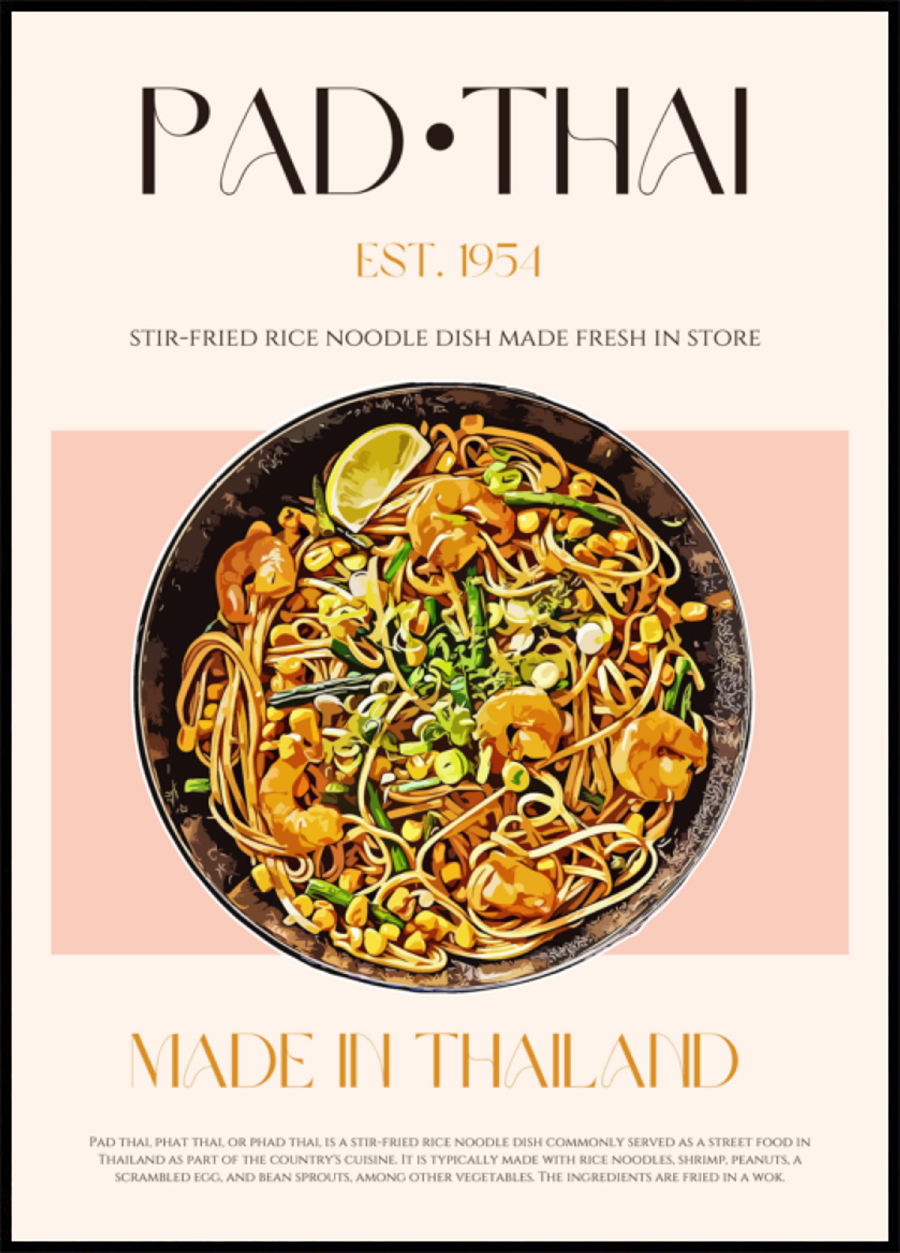 Nouilles Pad Thai Classiques