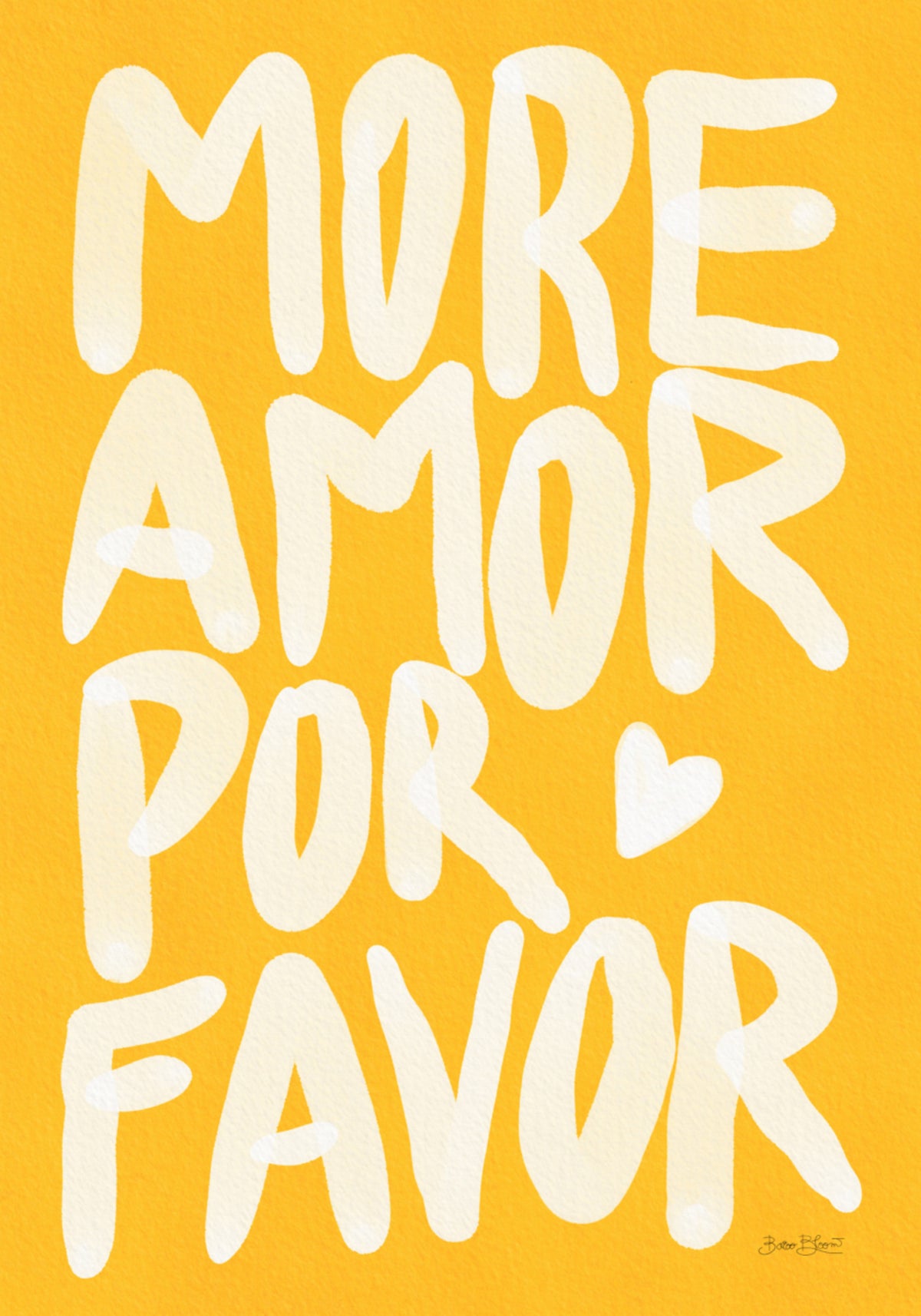 Plus d'amour pour la faveur