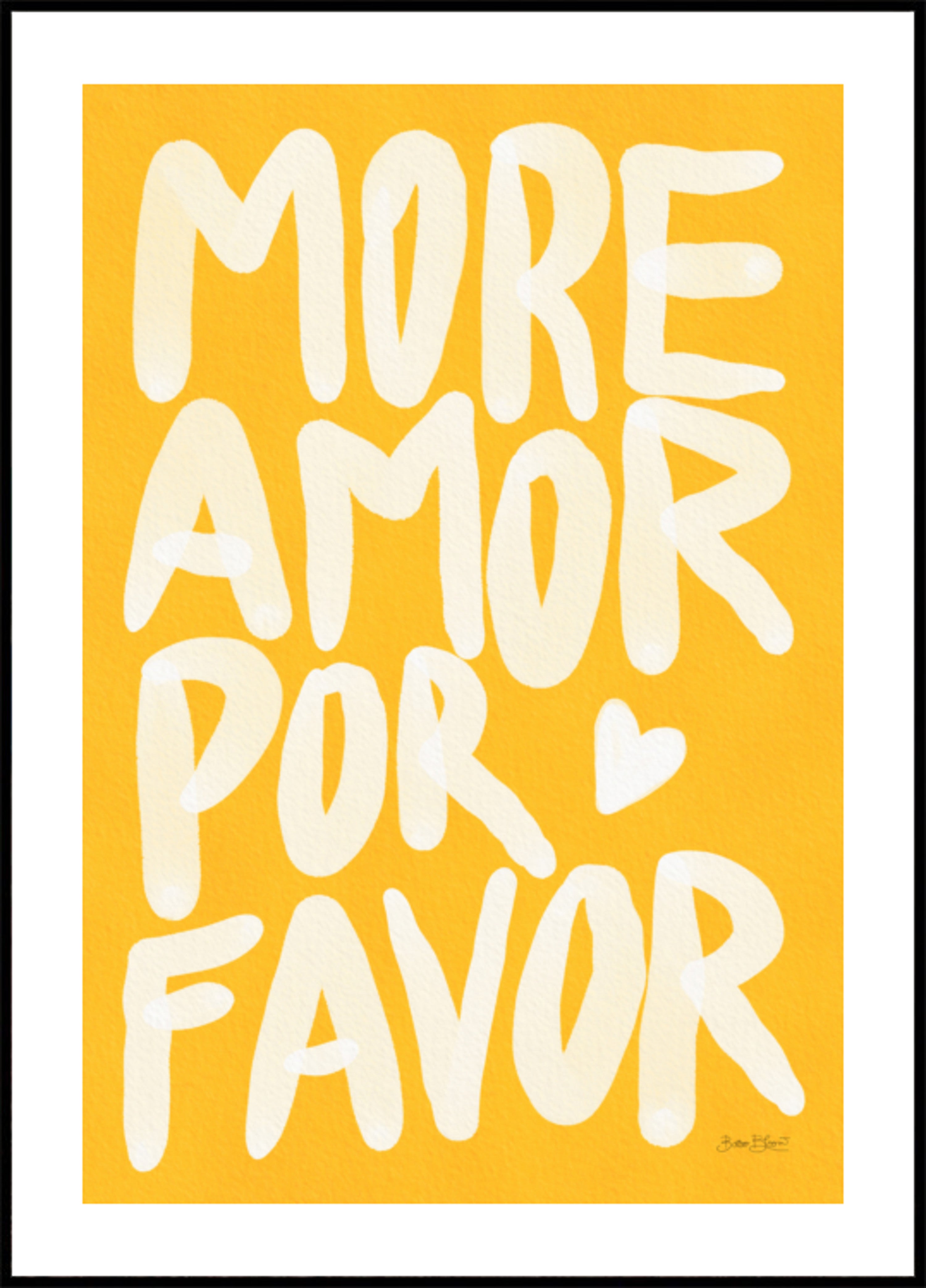 Plus d'amour pour la faveur