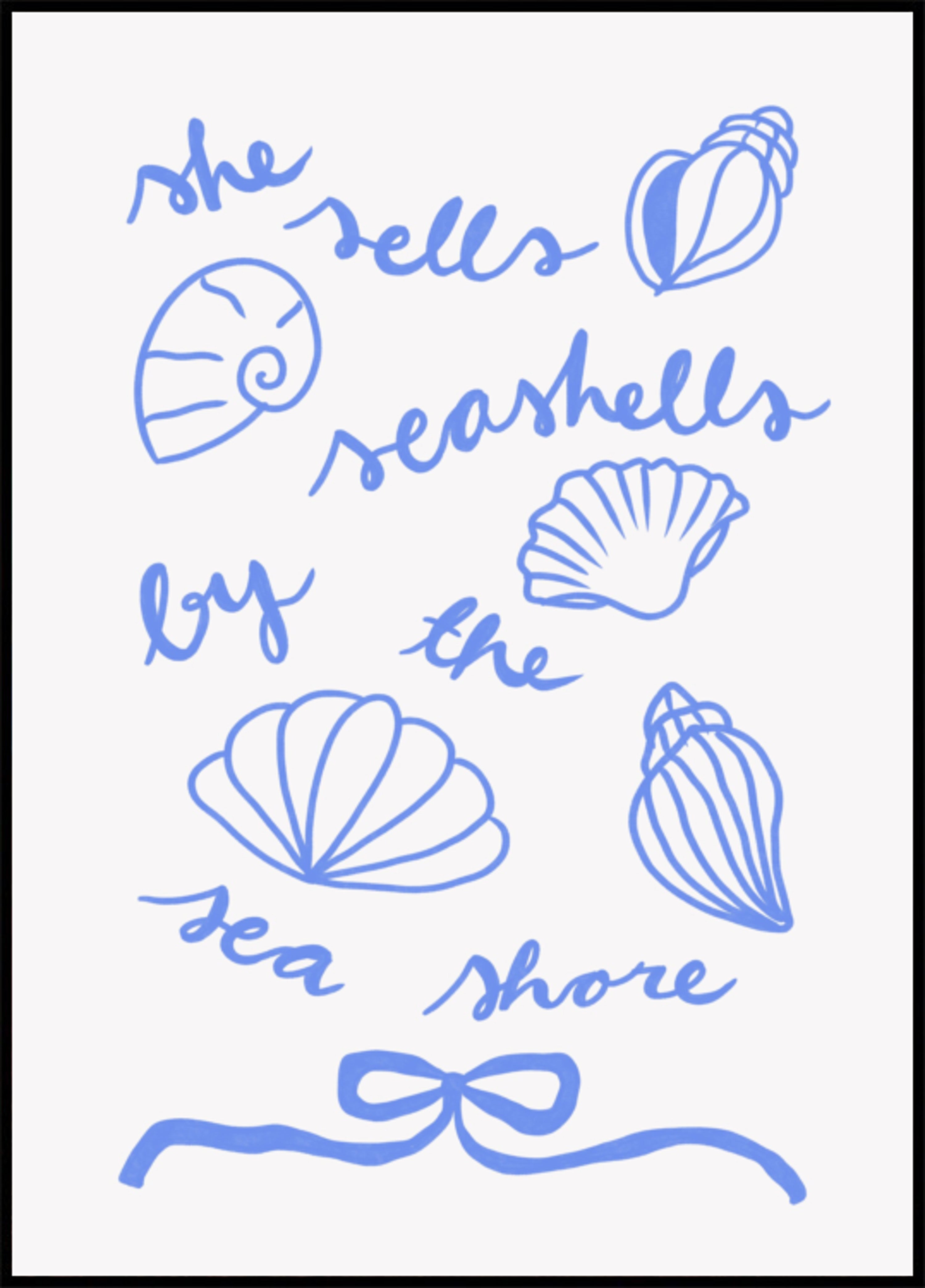 Seashell Serenity - Posterbox