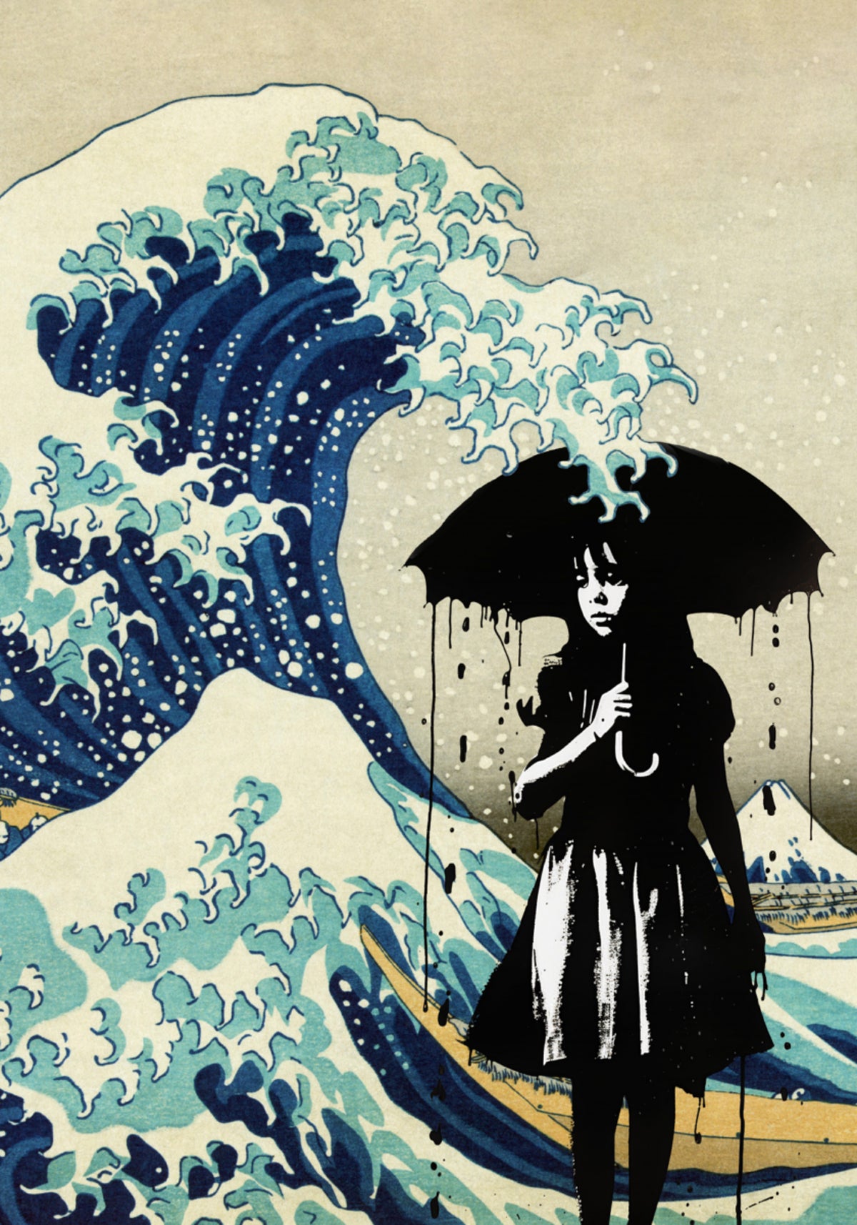 Sous la vague