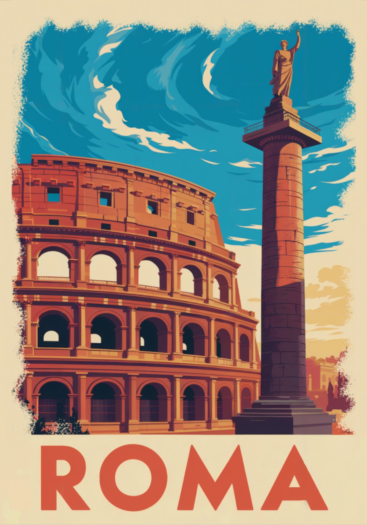 Colonne du Colisée de Rome