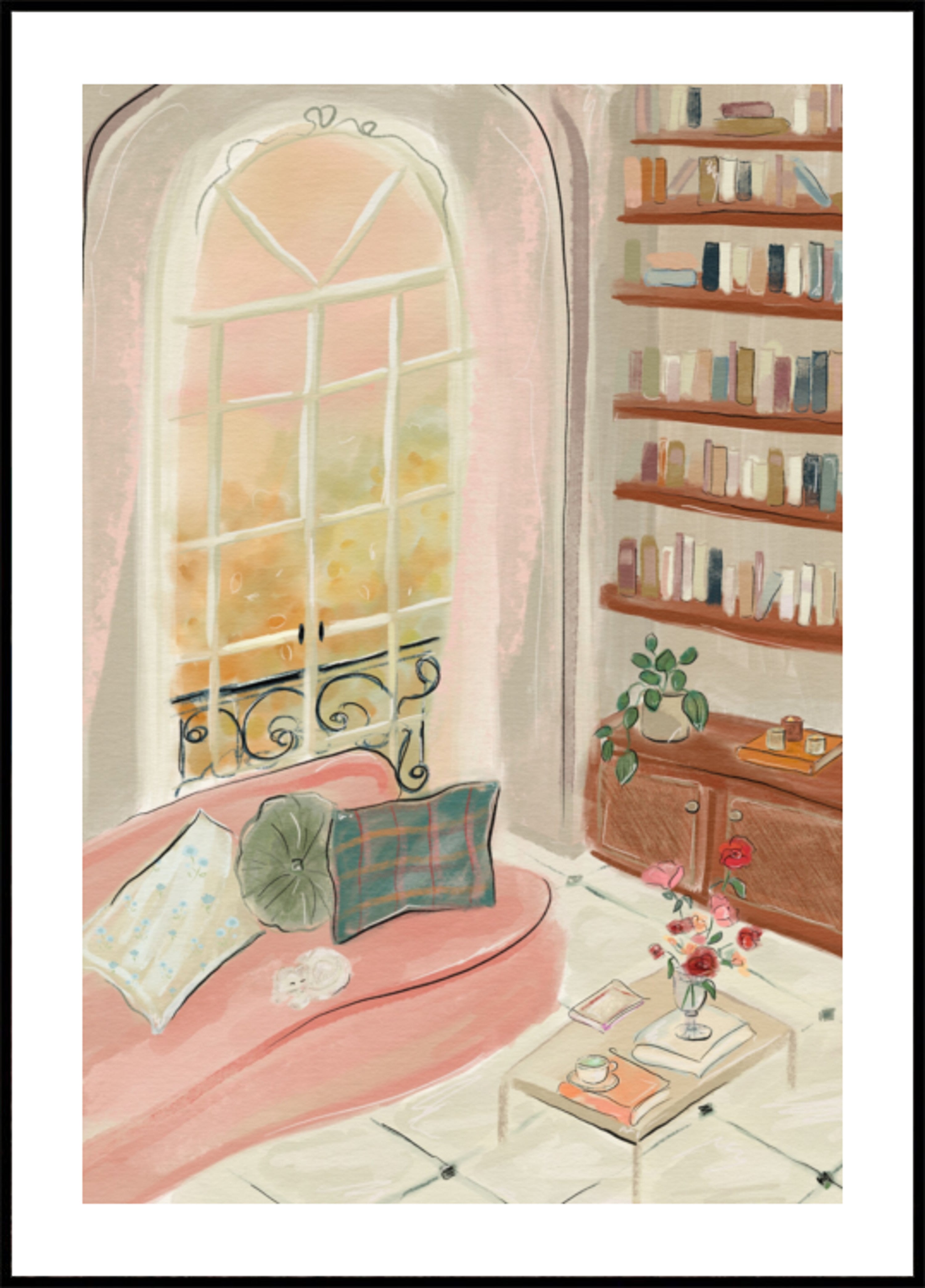 Cozy Reading Nook - Posterbox