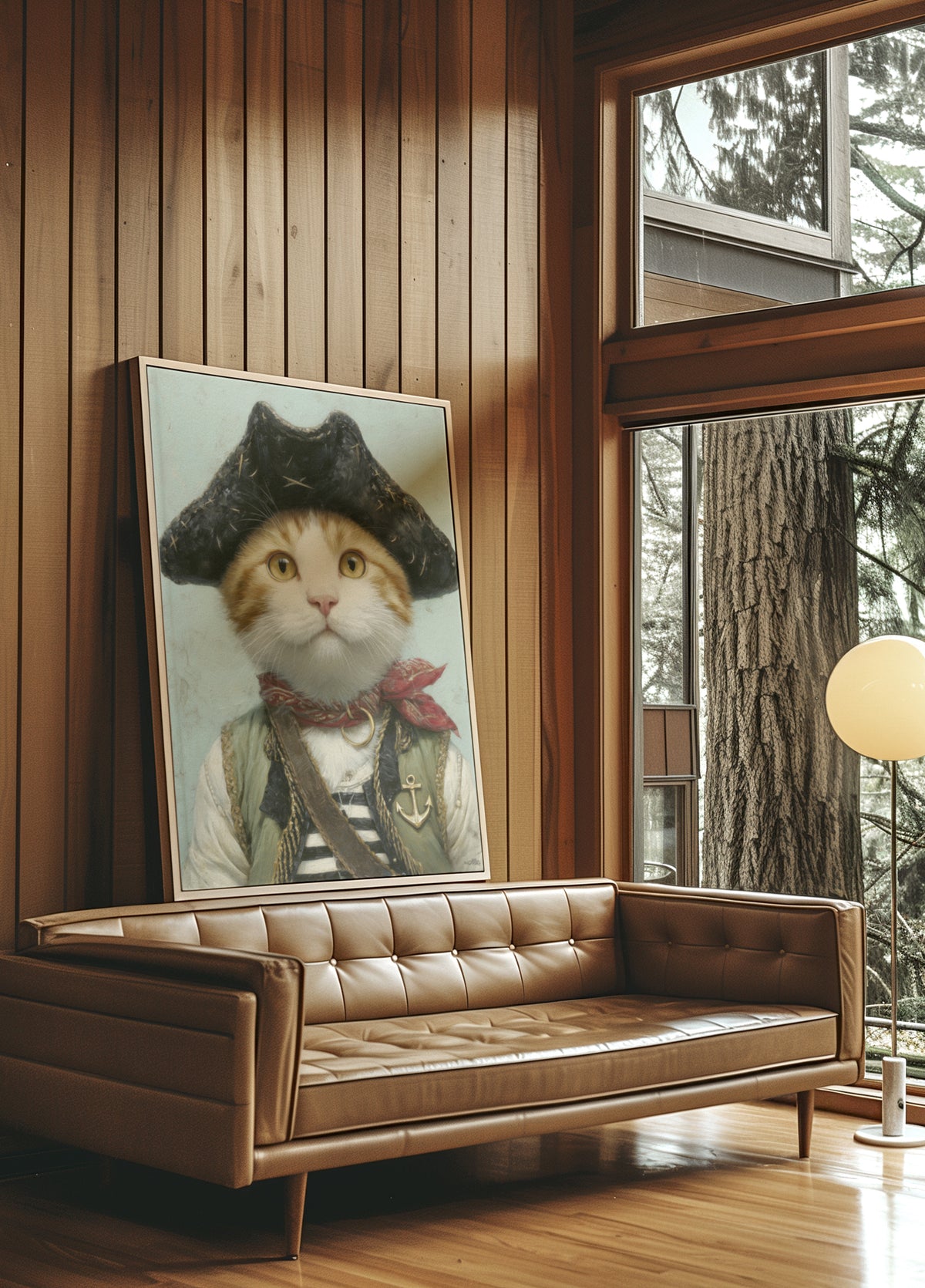 Capitaine pirate félin