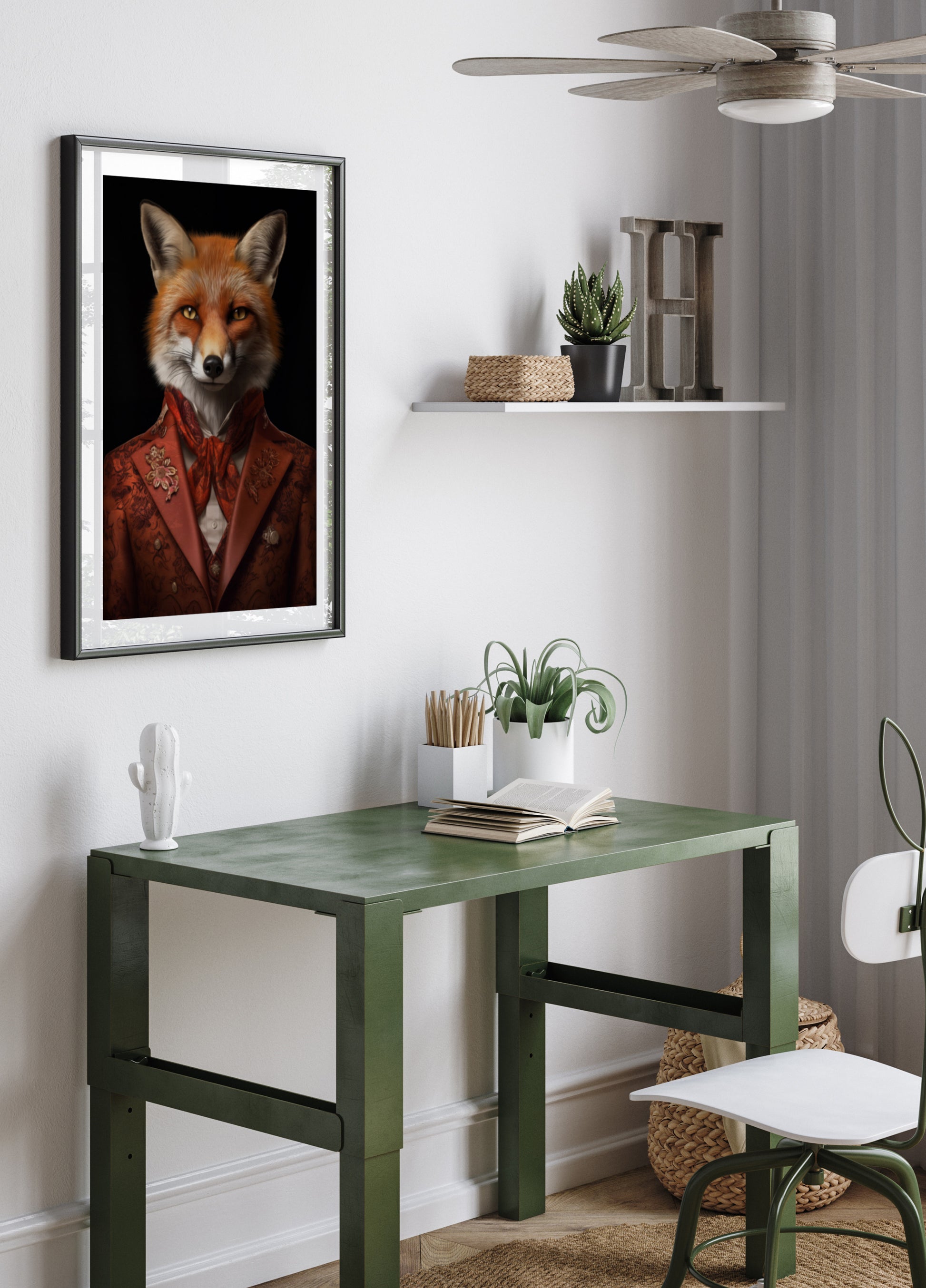 Renard roux pimpant