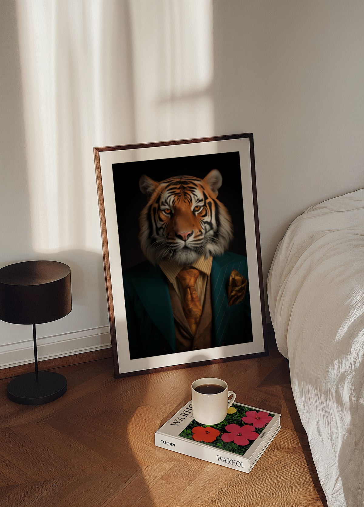 Portrait de tigre pimpant