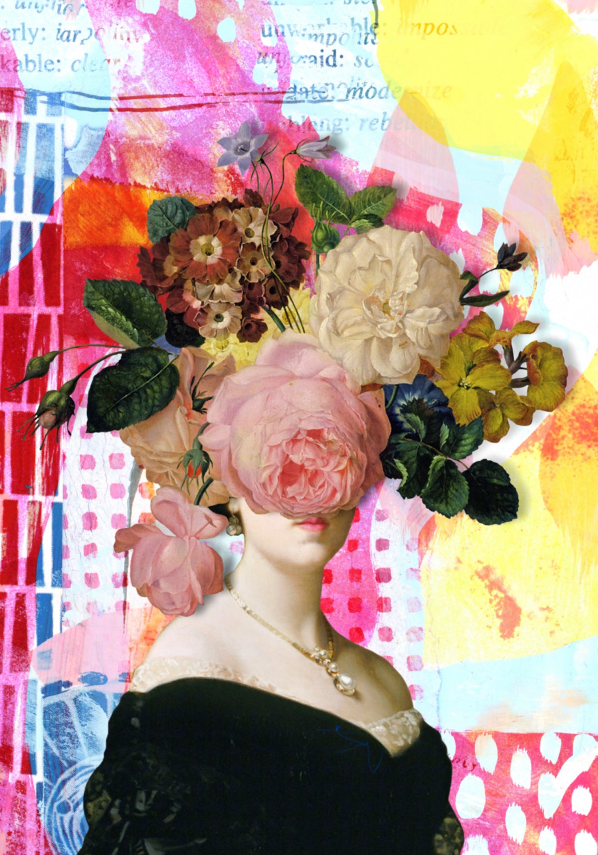 Dame florale surréaliste