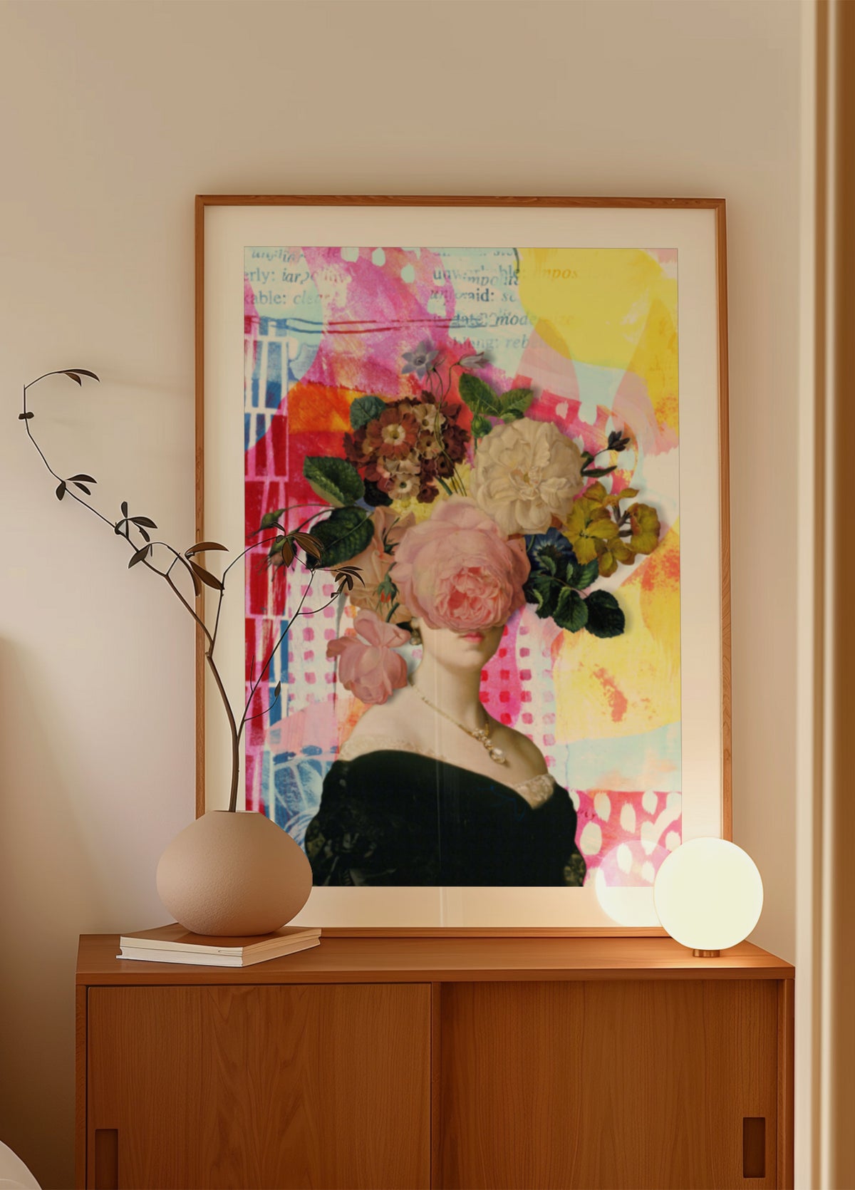 Dame florale surréaliste