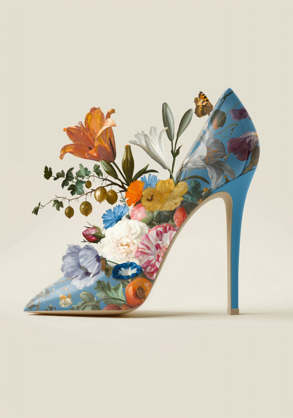 Talon floral vibrant