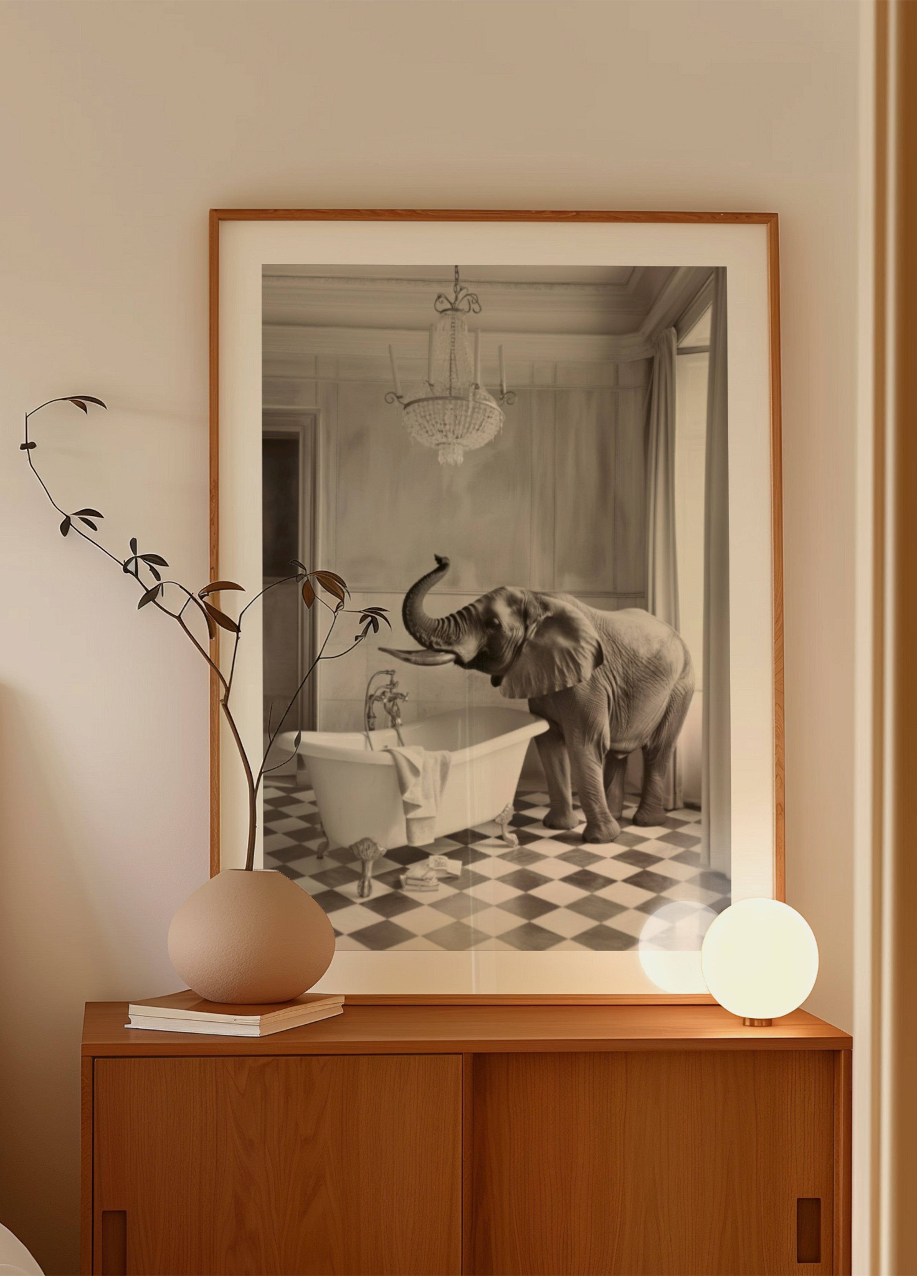 Baignoire élégante de l'éléphant