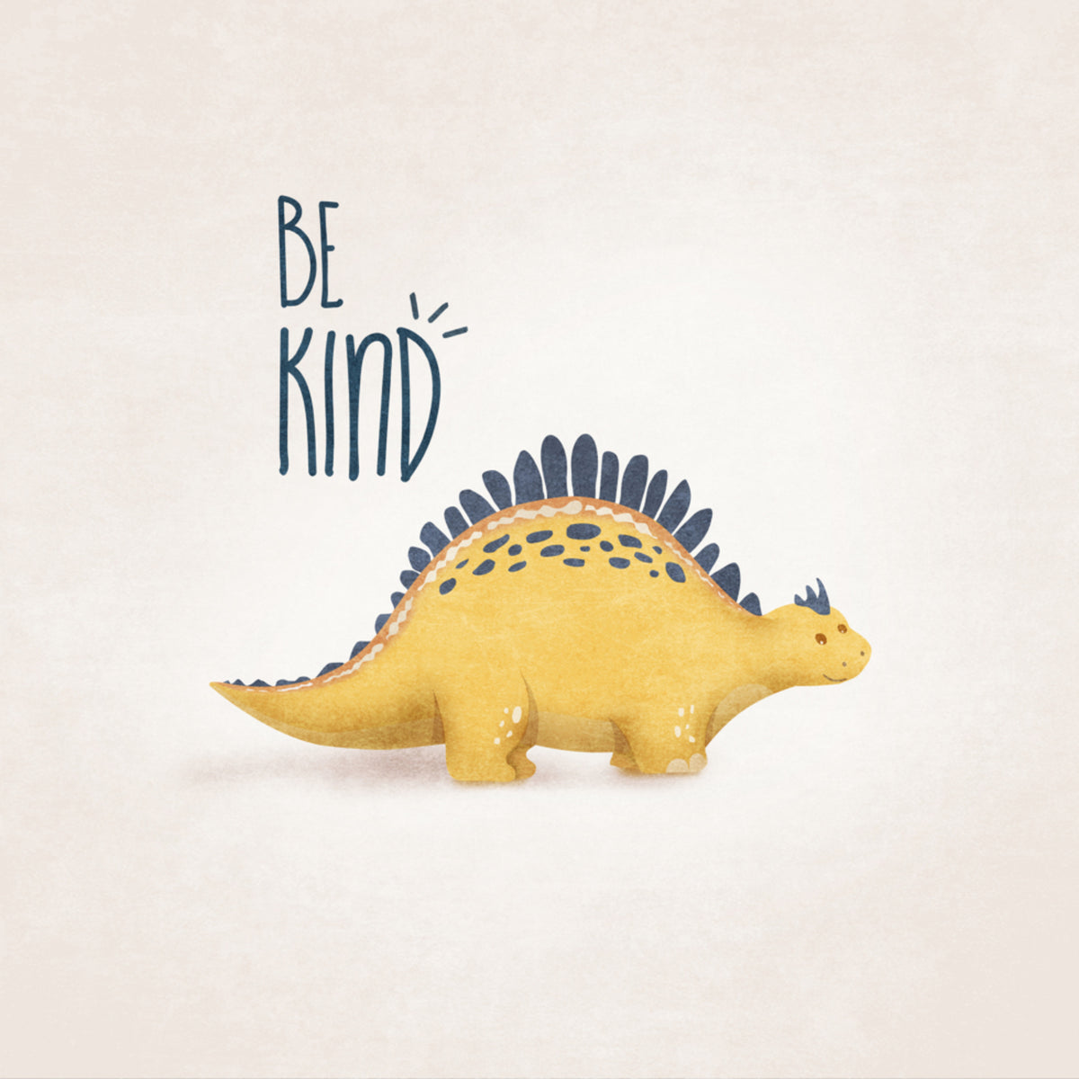 Message amical de dinosaure