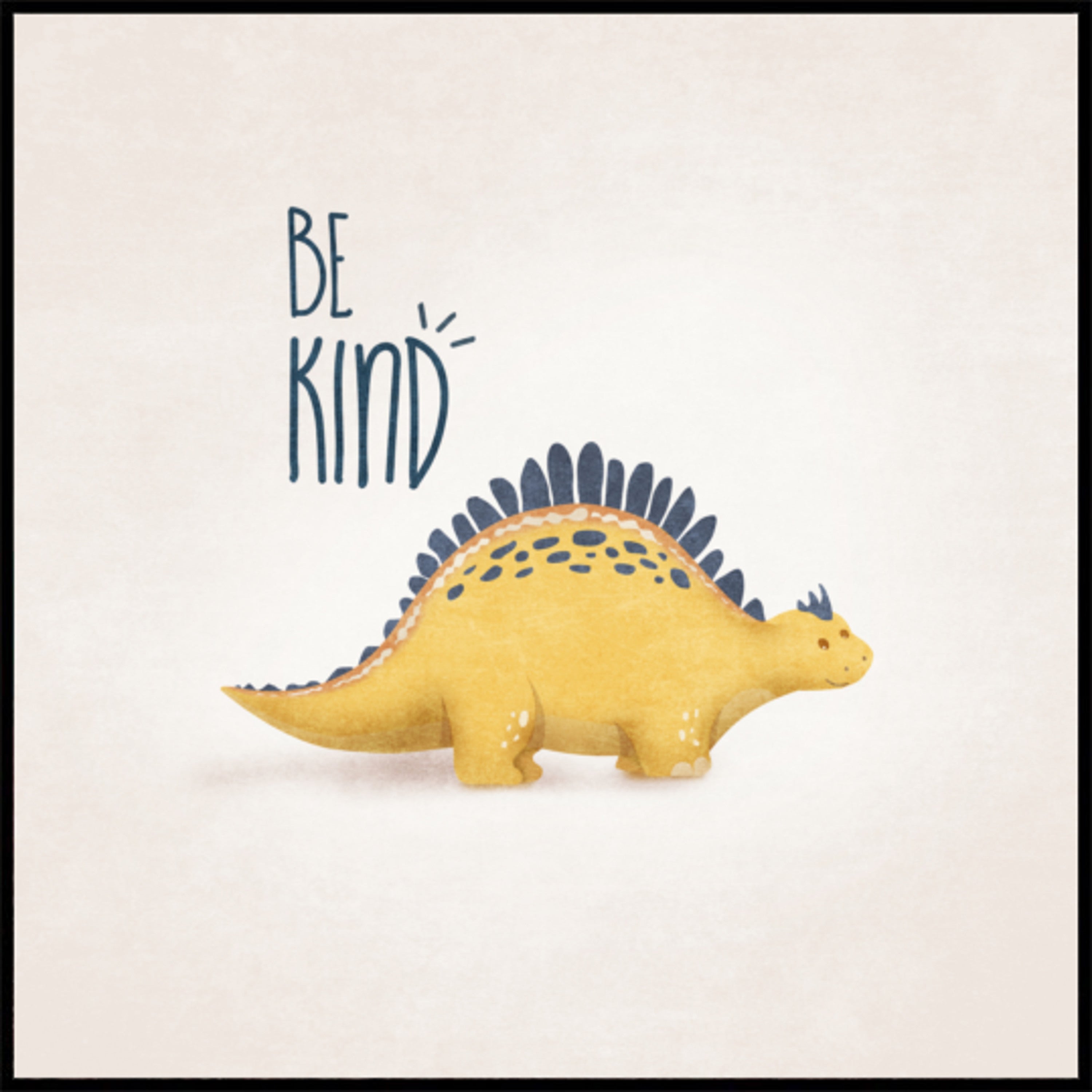 Message amical de dinosaure