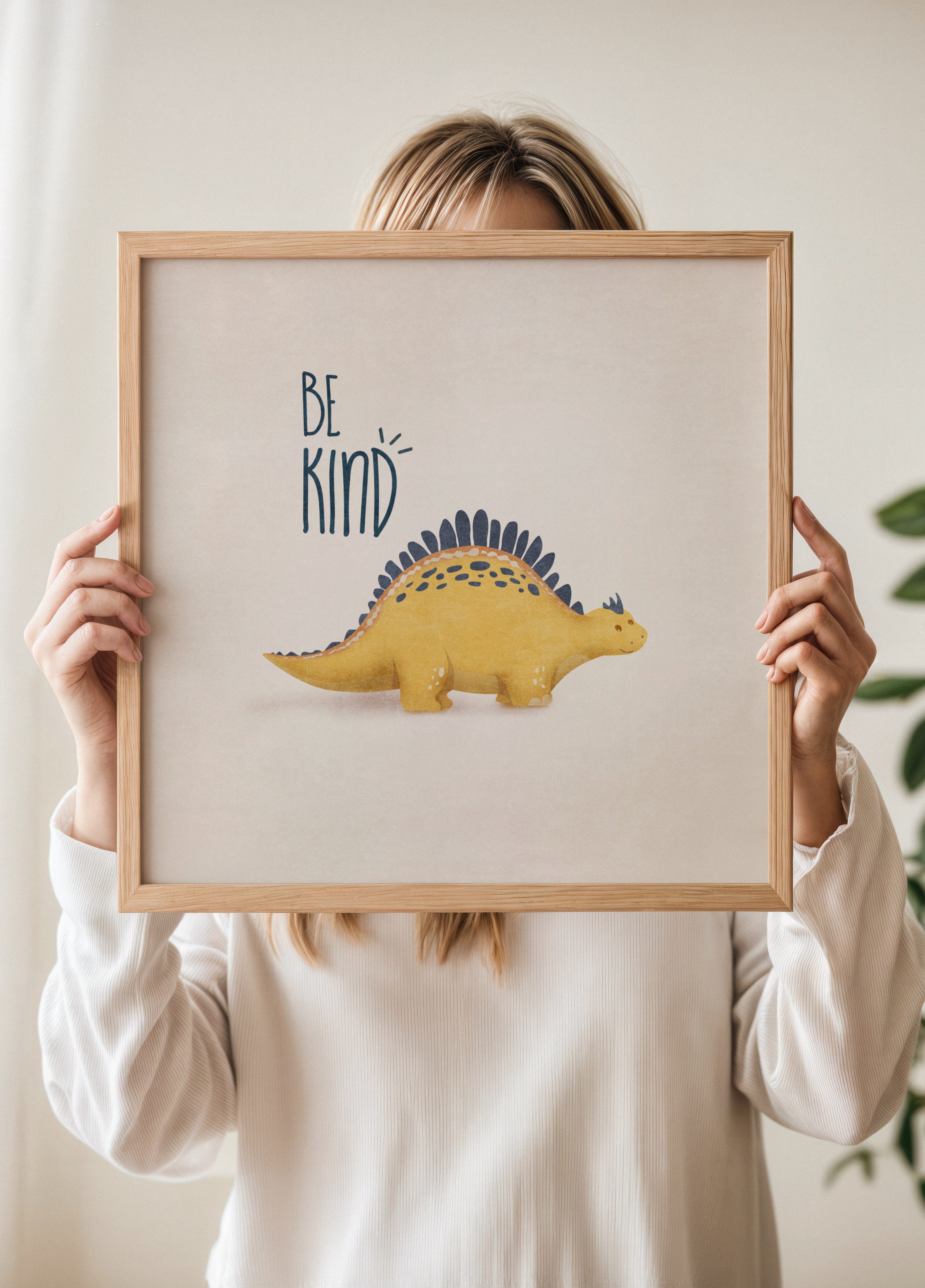 Message amical de dinosaure