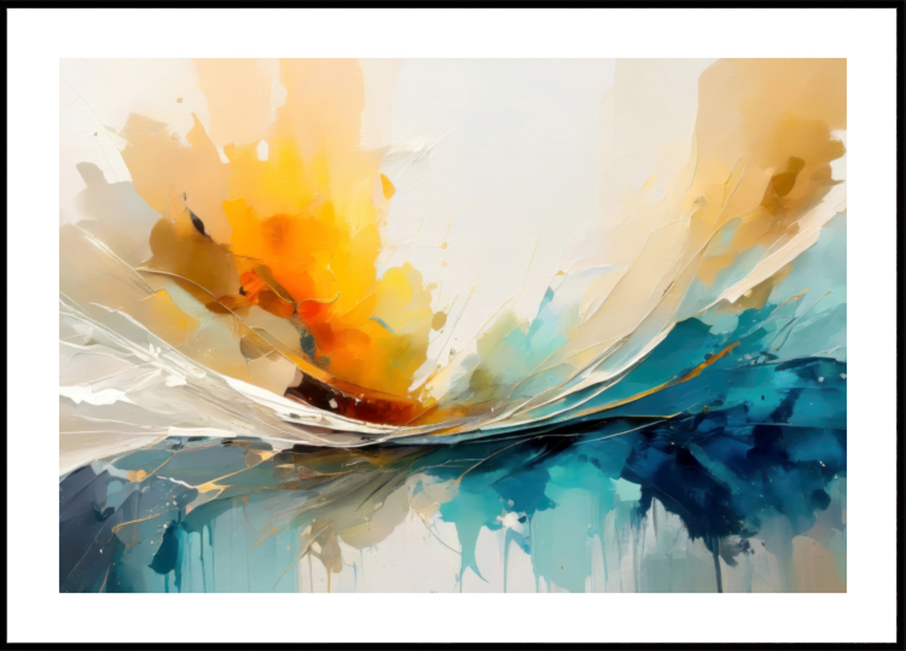 Flux abstrait vibrant