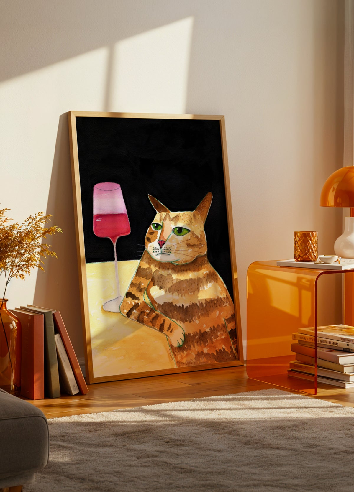 Vin de chat grincheux