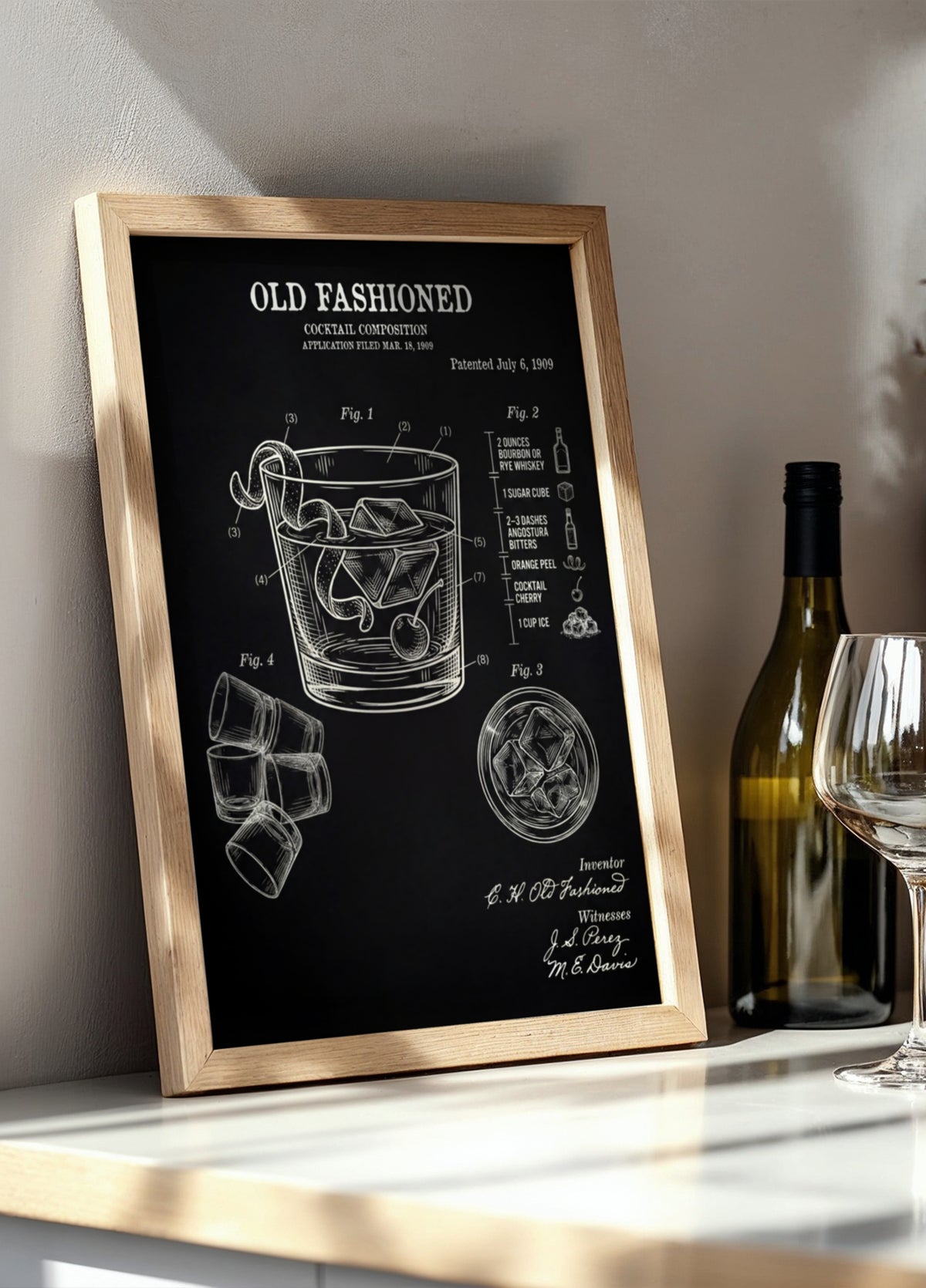 Brevet de cocktail à l'ancienne