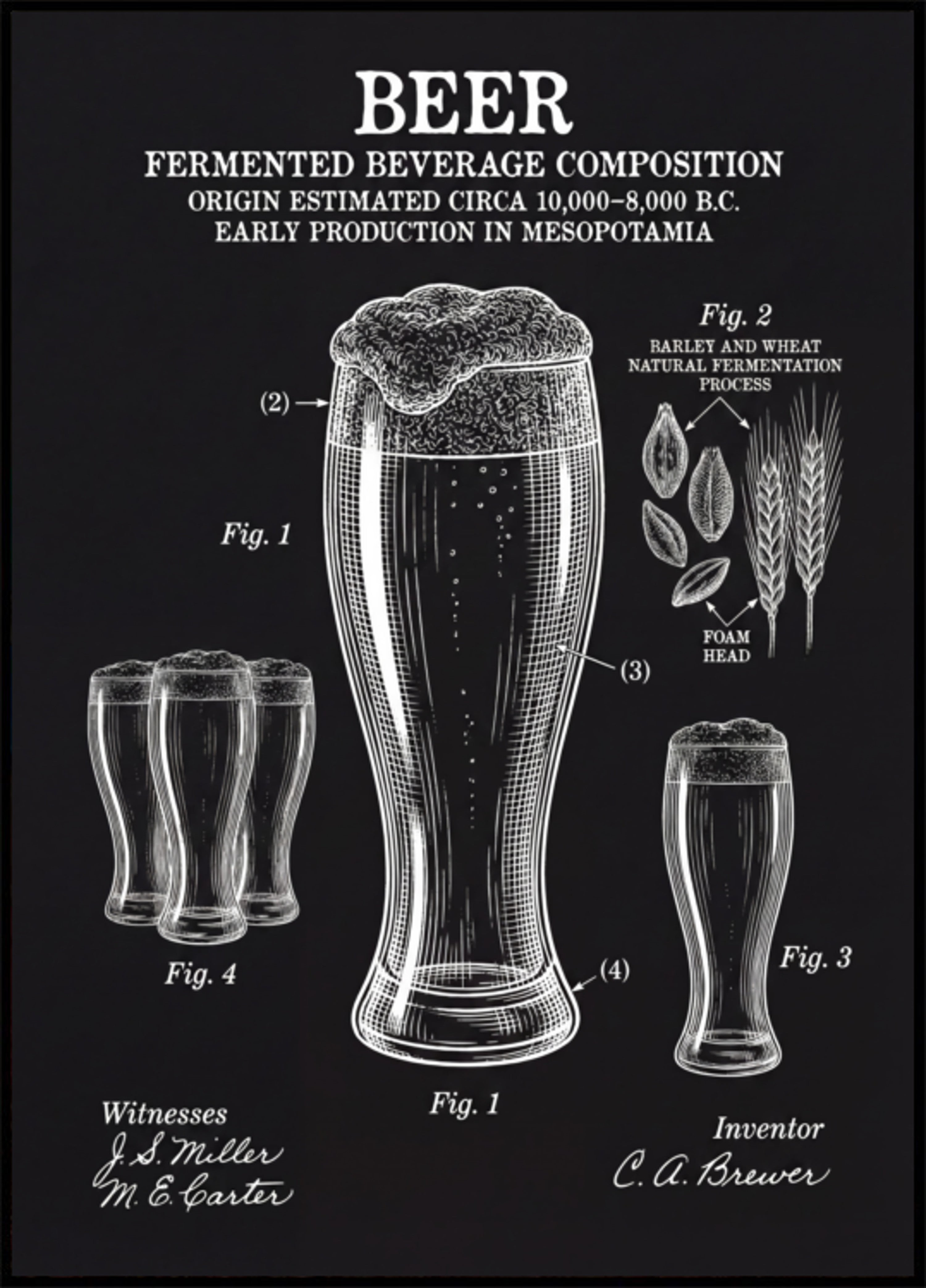 Brevet de bière historique
