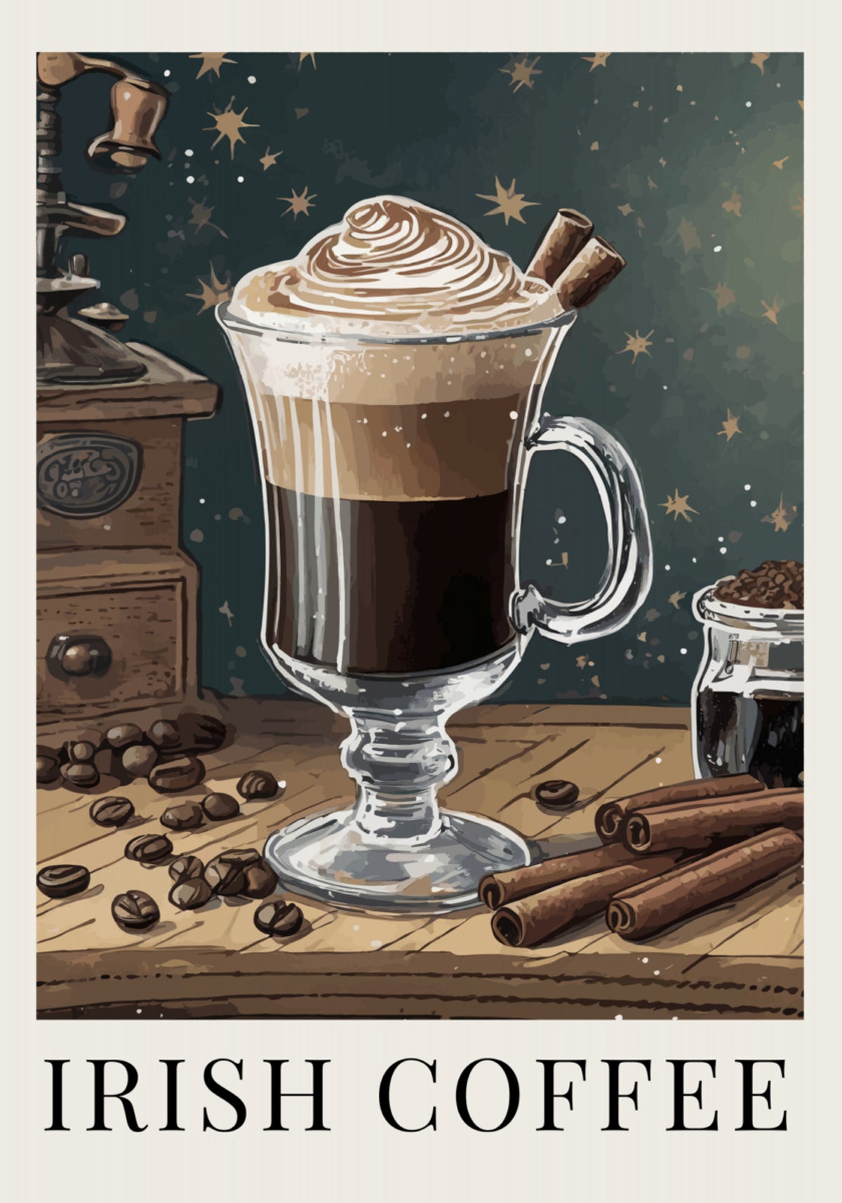 Café irlandais confortable