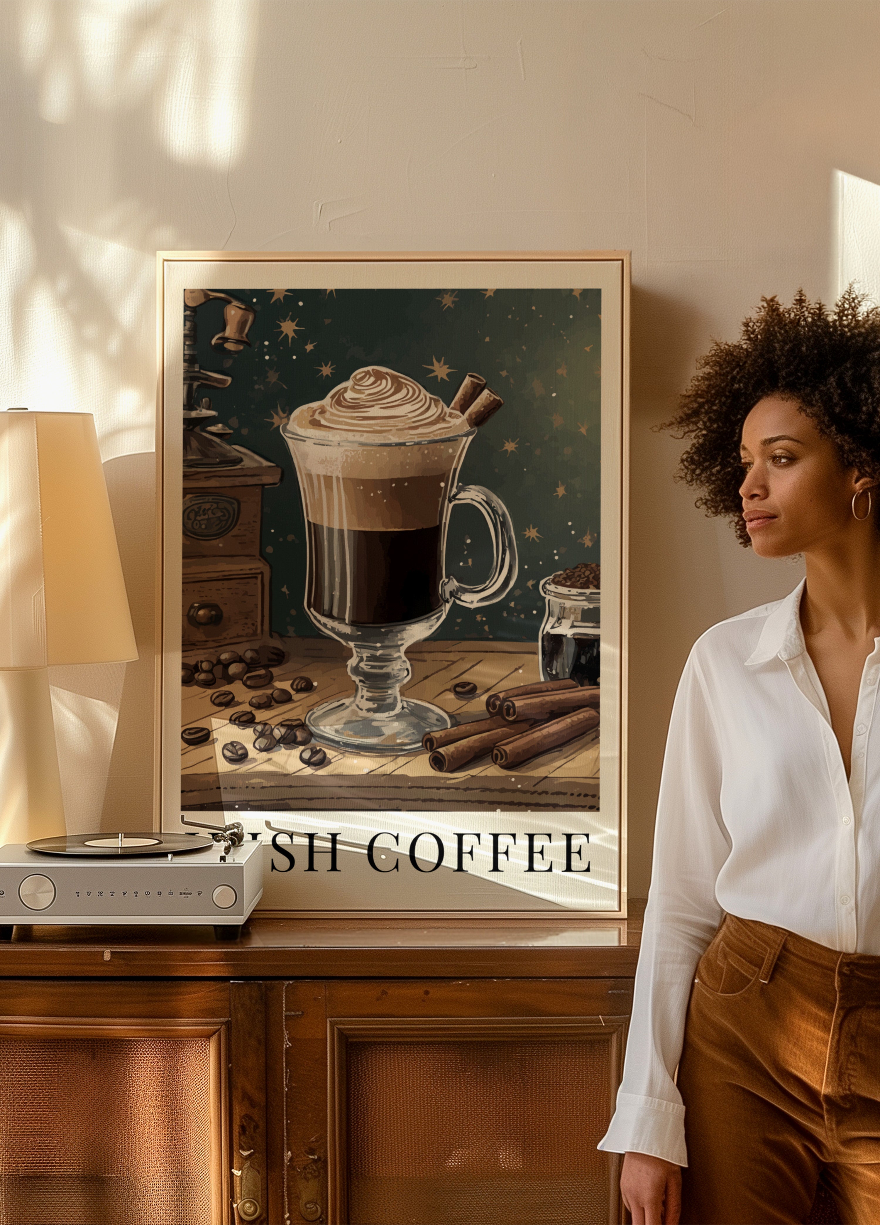Café irlandais confortable