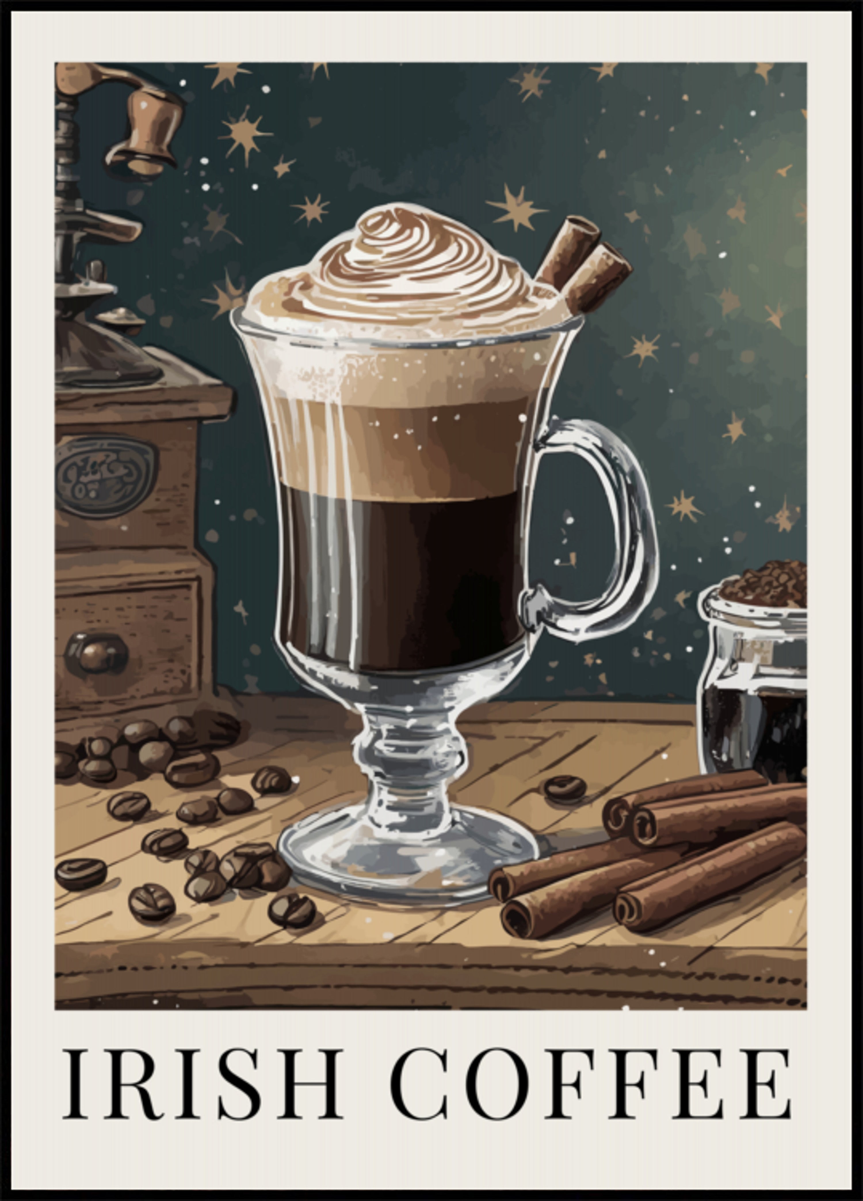 Café irlandais confortable