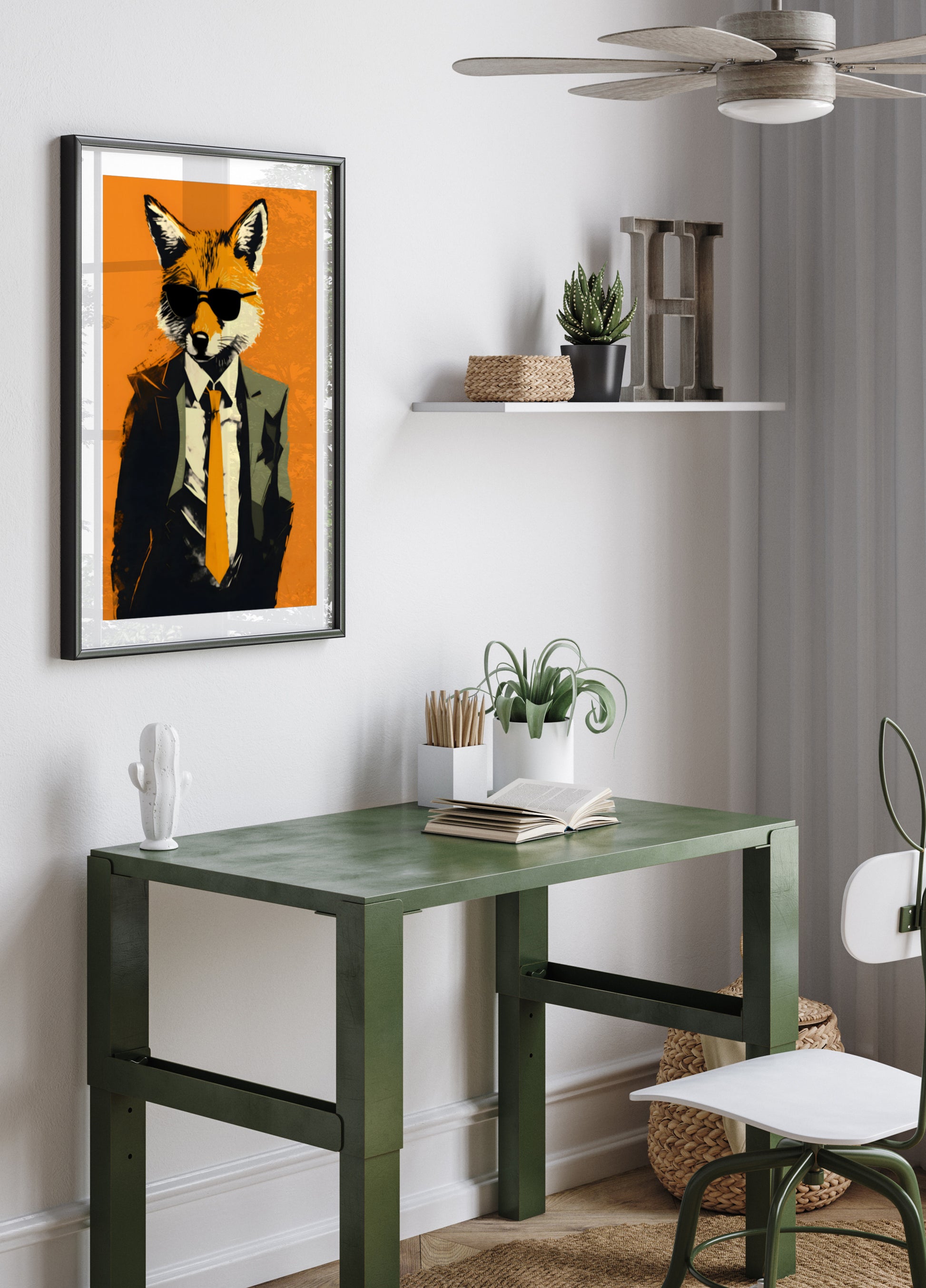 Portrait de renard pimpant