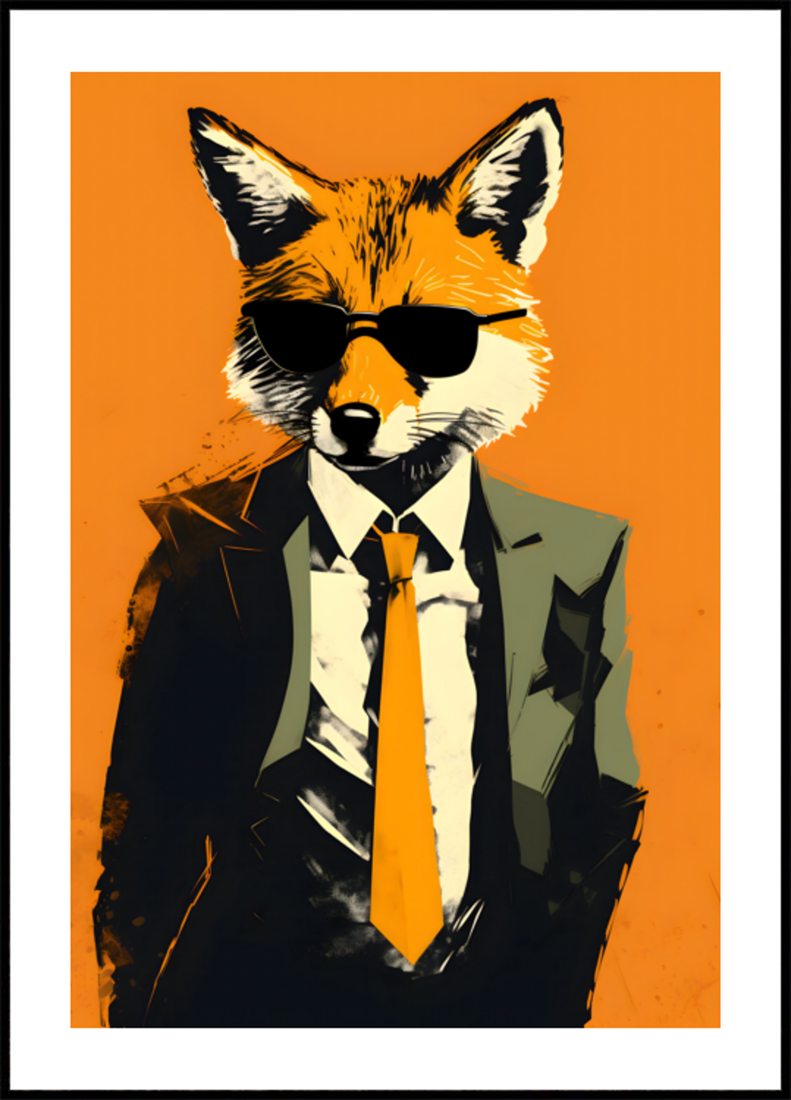 Portrait de renard pimpant