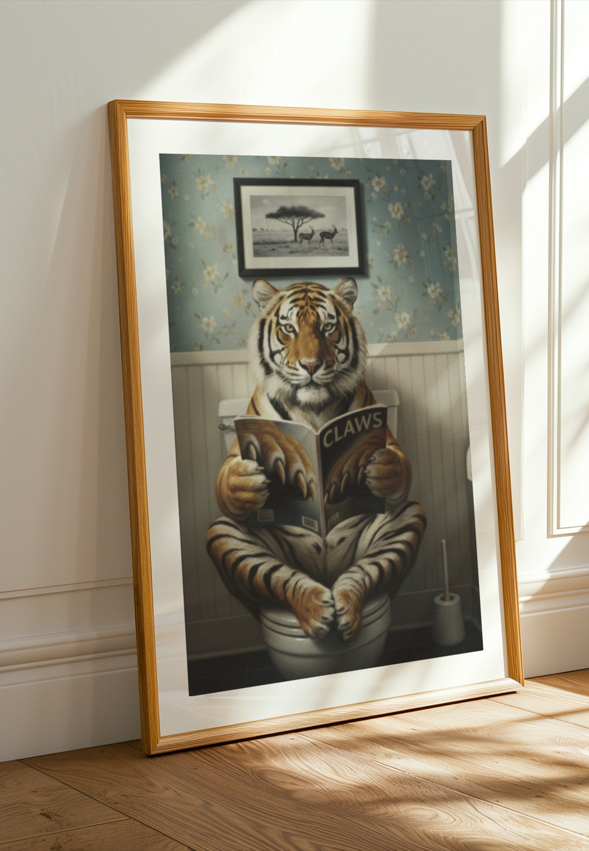Griffes de lecture de tigre fantaisistes
