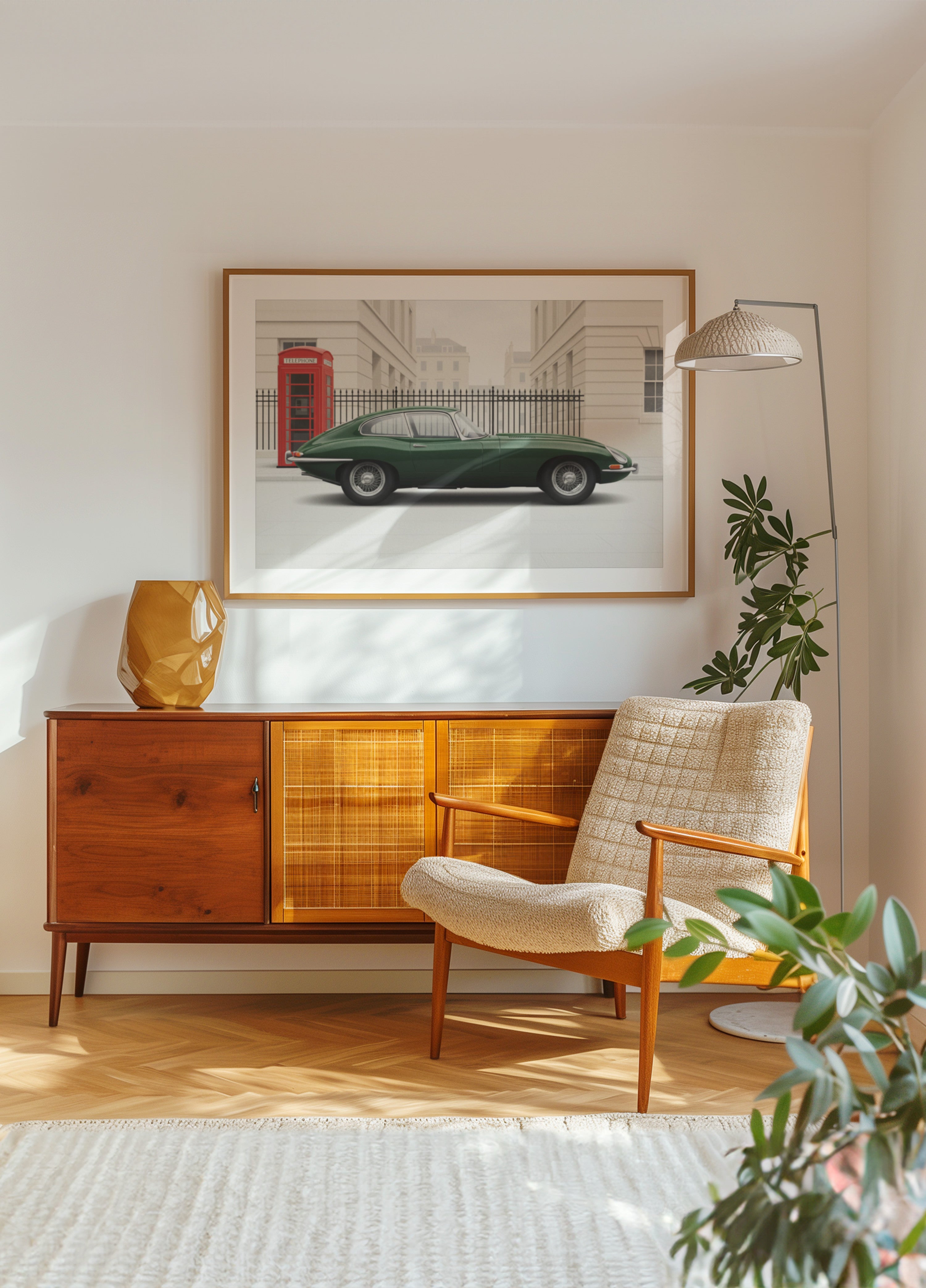 Voiture classique emblématique de Londres