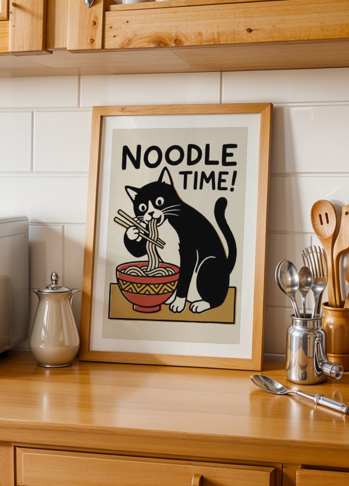 Chat du temps des nouilles