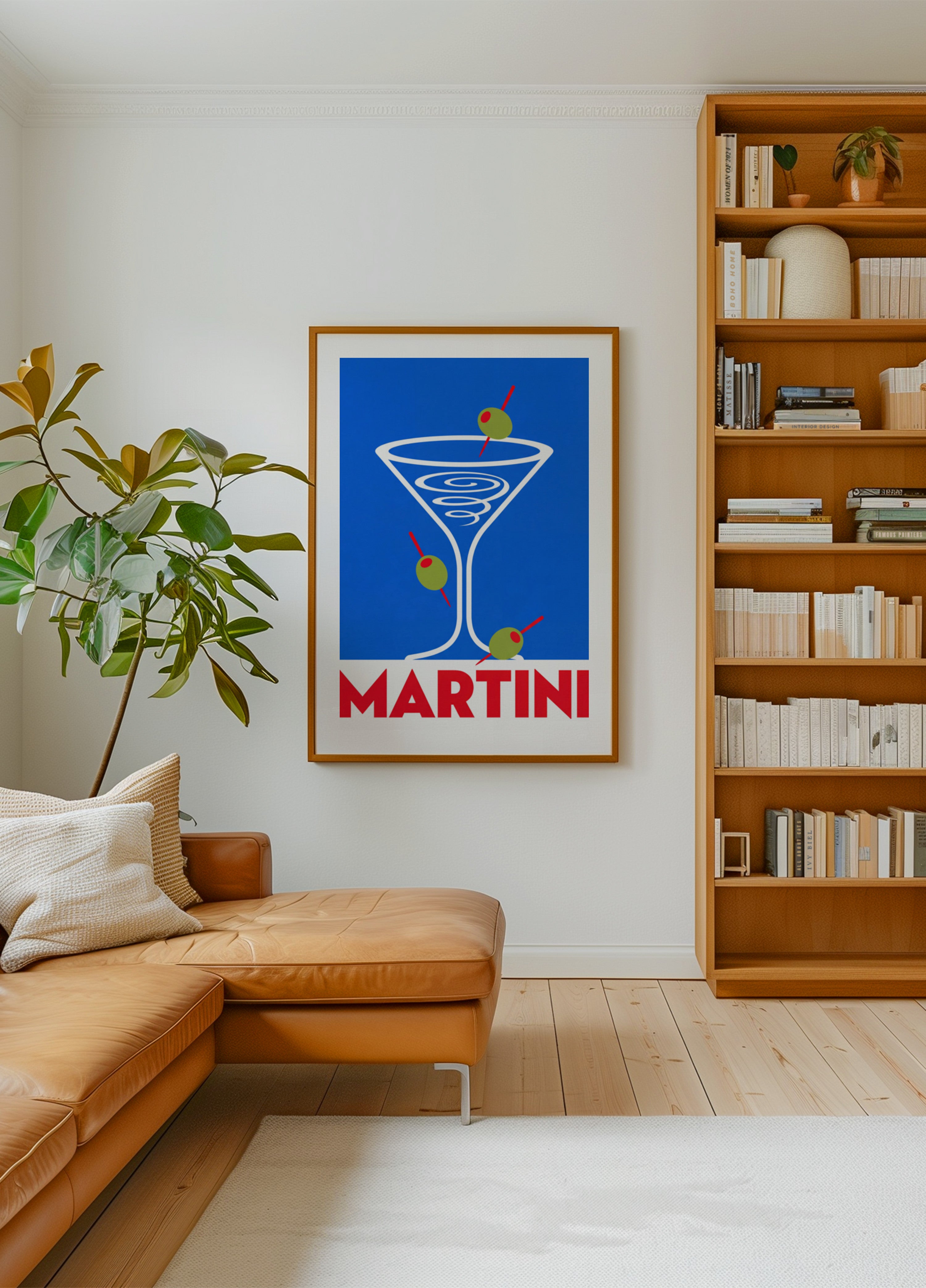 Martini bleu classique