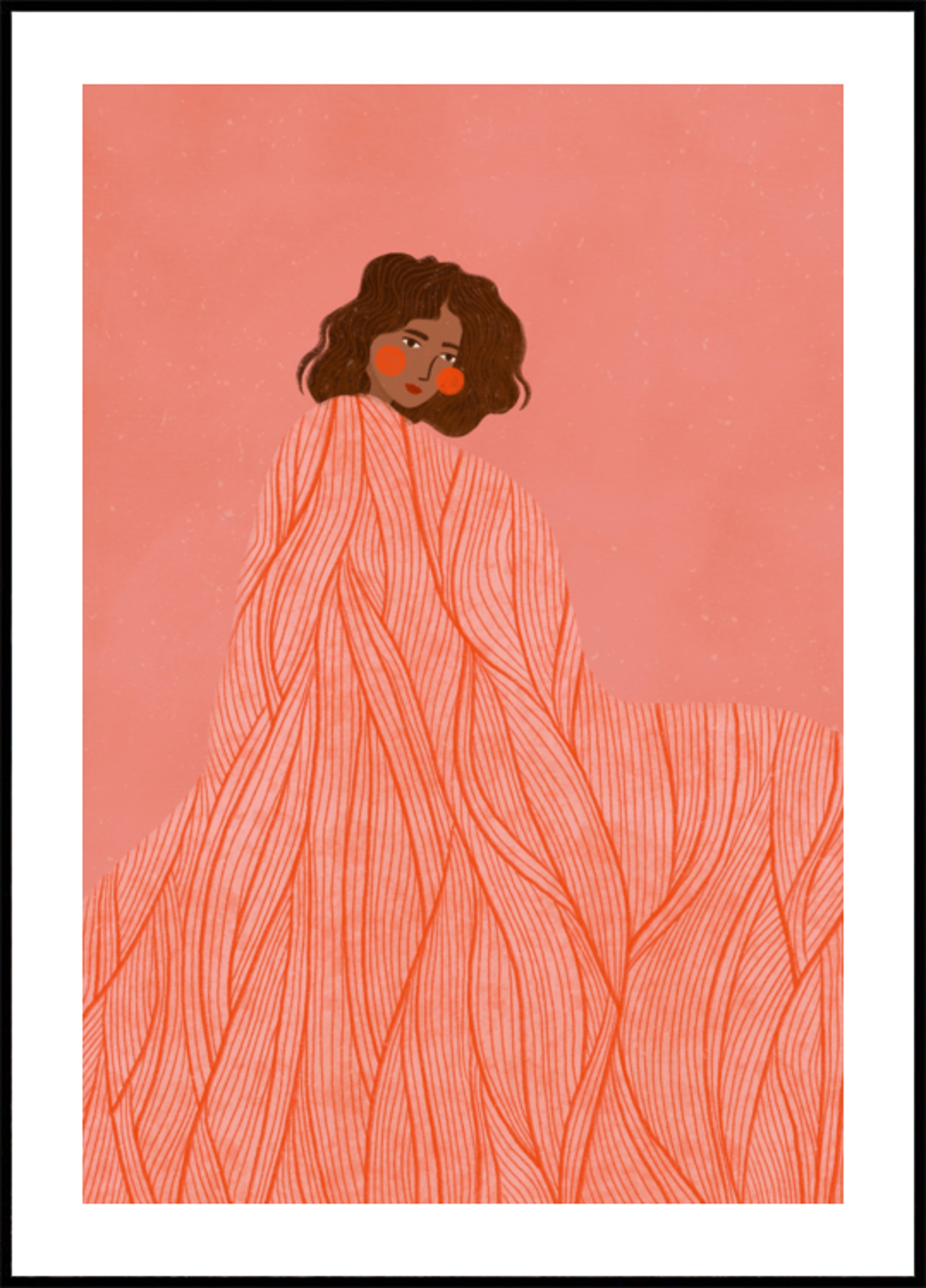 Femme Corail rêvant