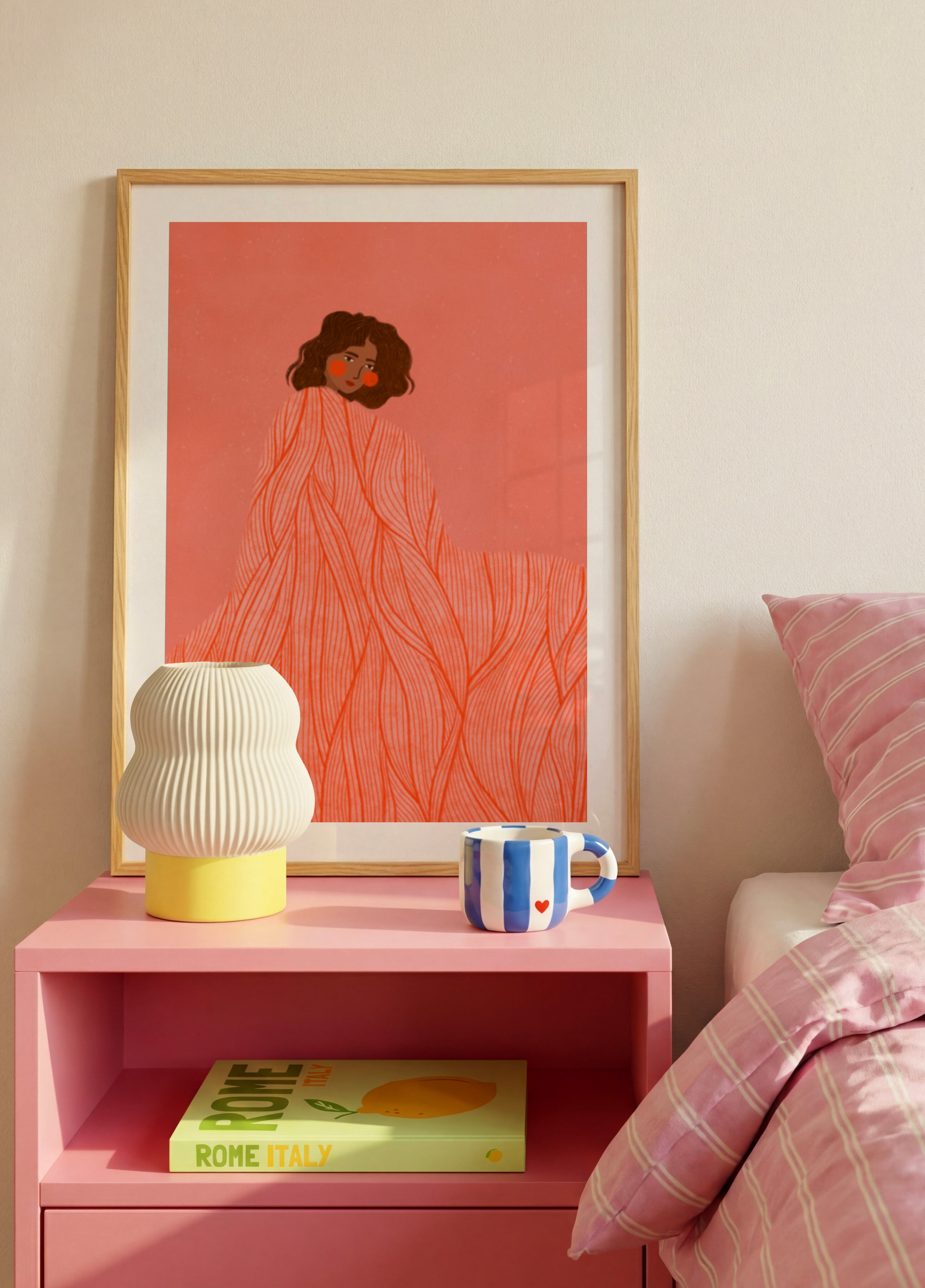 Femme Corail rêvant