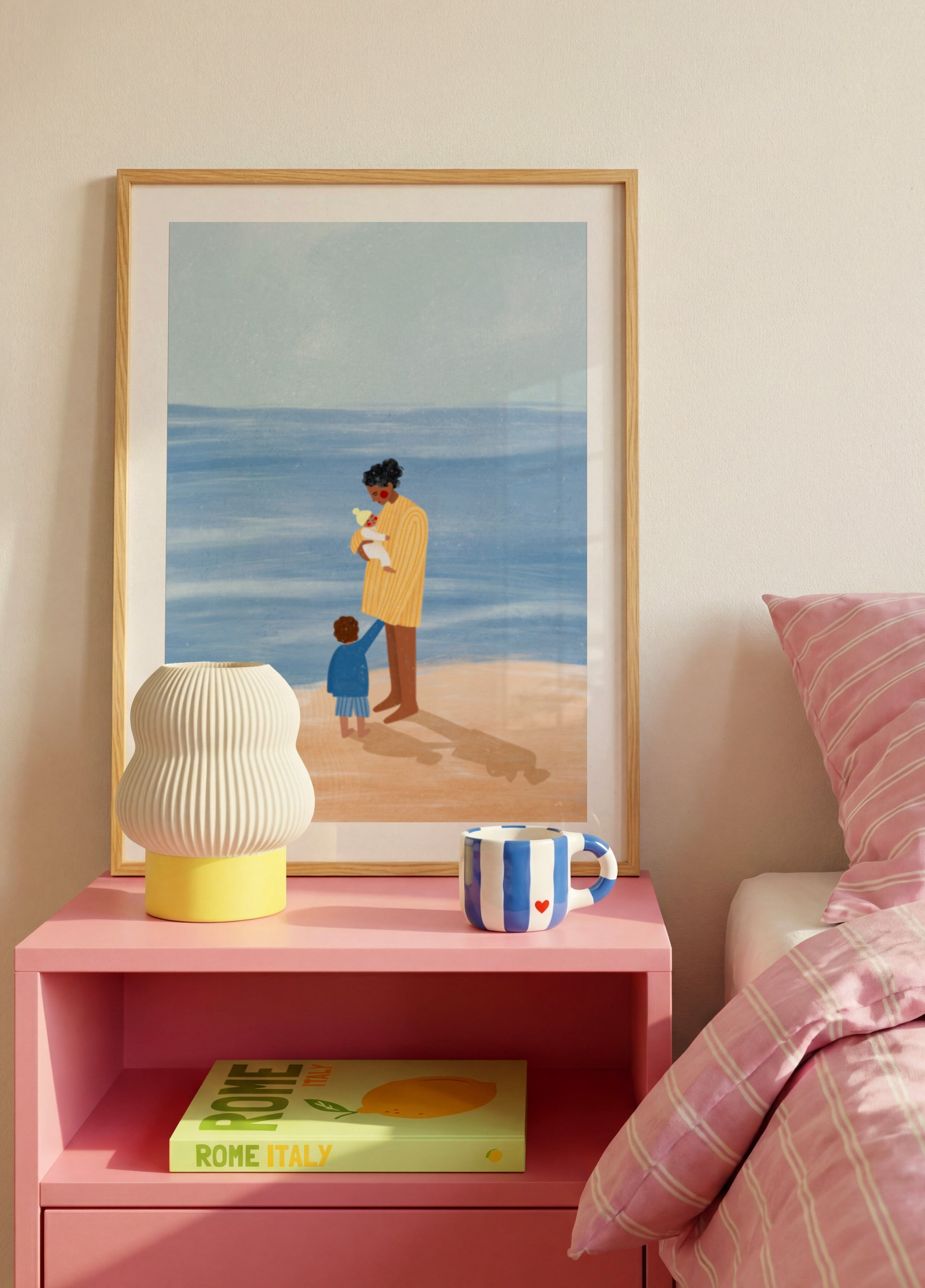 Journée à la plage en famille