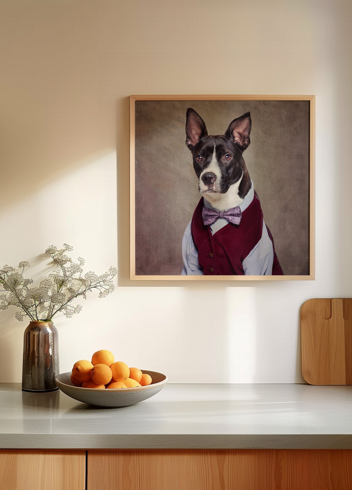 Dapper Dog en gilet