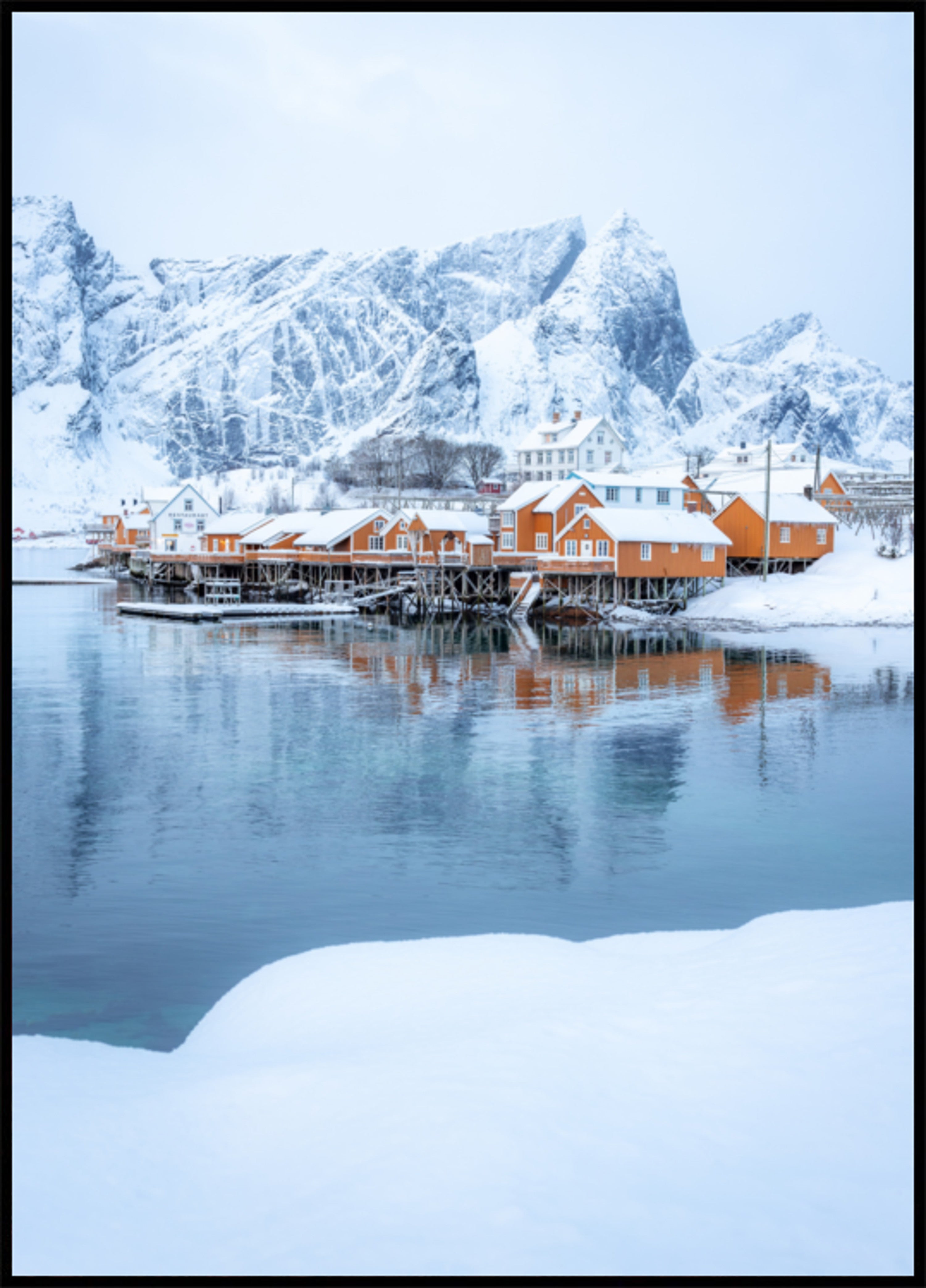 Village d'hiver des Lofoten