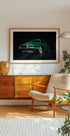 Classic Green Sports Car - Posterbox