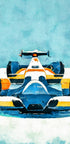 Dynamic Formula Race Car - Posterbox