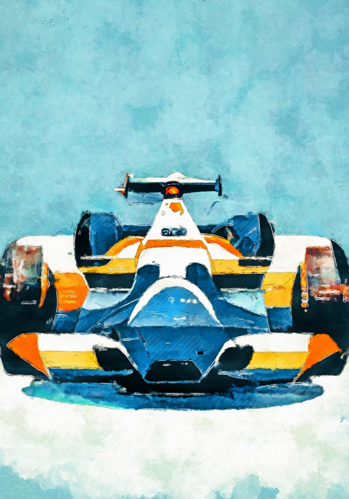 Dynamic Formula Race Car - Posterbox