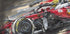 Red Race Car Sketch - Posterbox