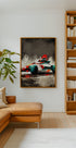 Vibrant Race Car Action - Posterbox