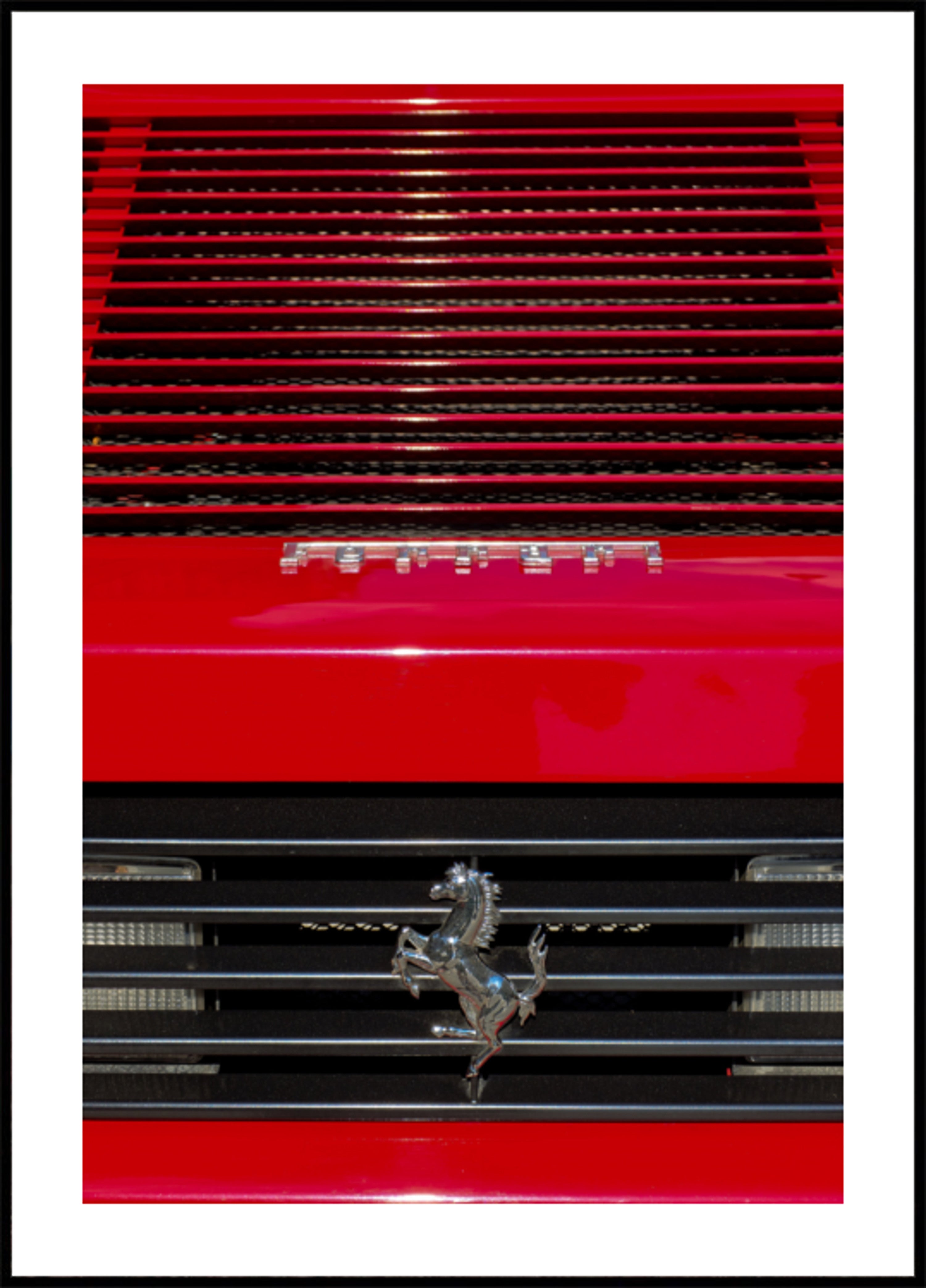 Voiture de sport rouge classique