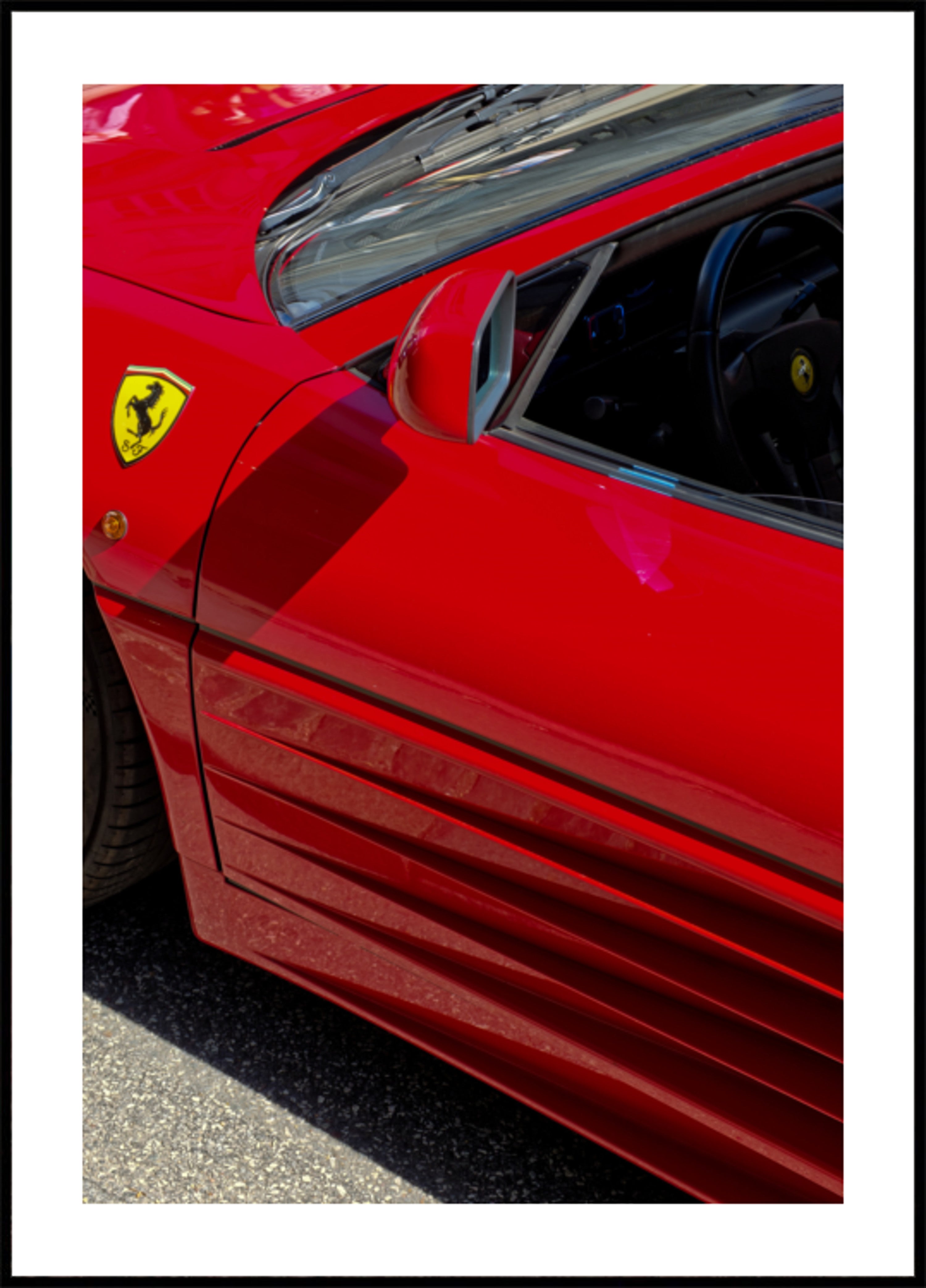 Page de voiture de sport rouge
