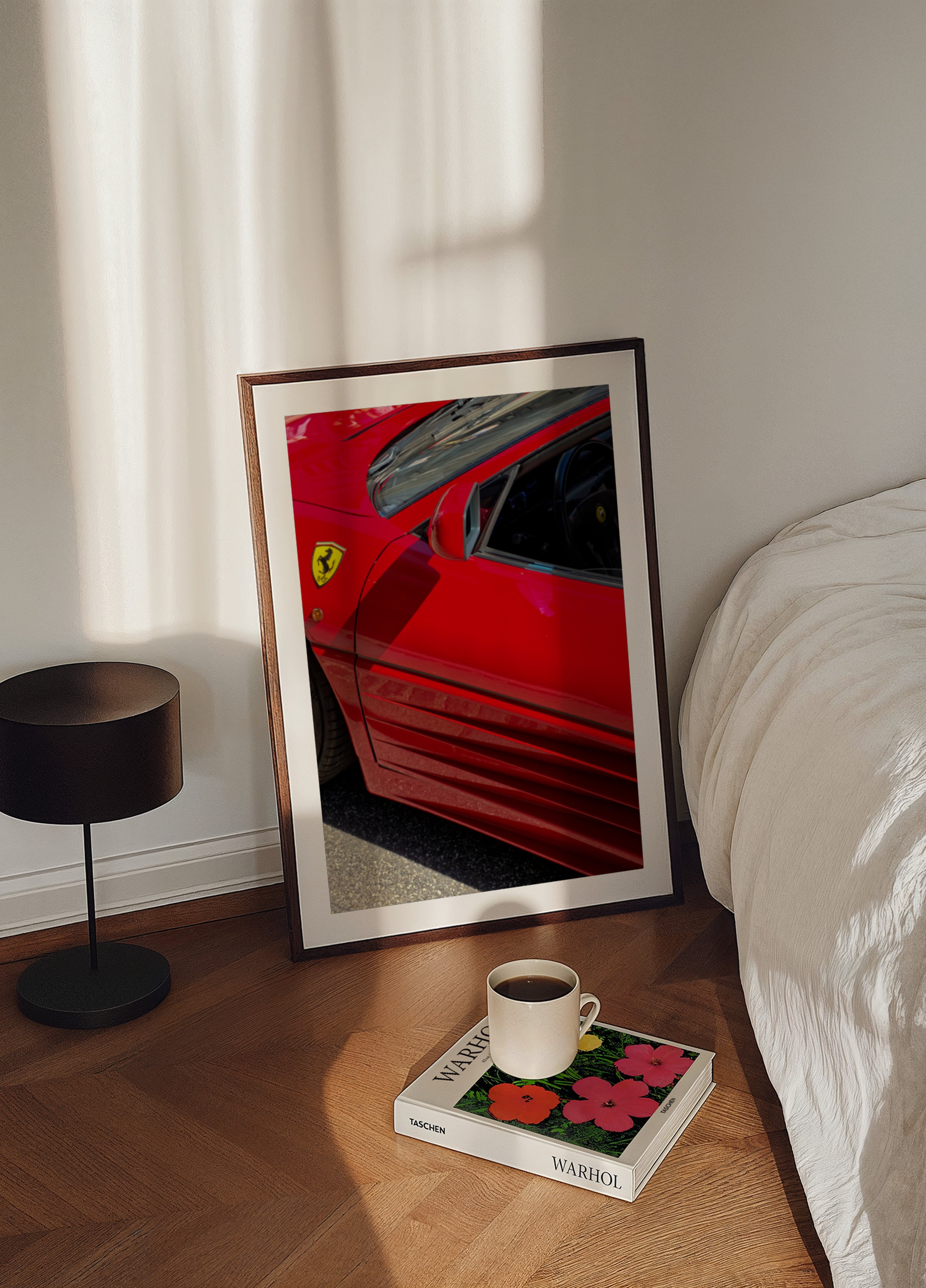 Page de voiture de sport rouge