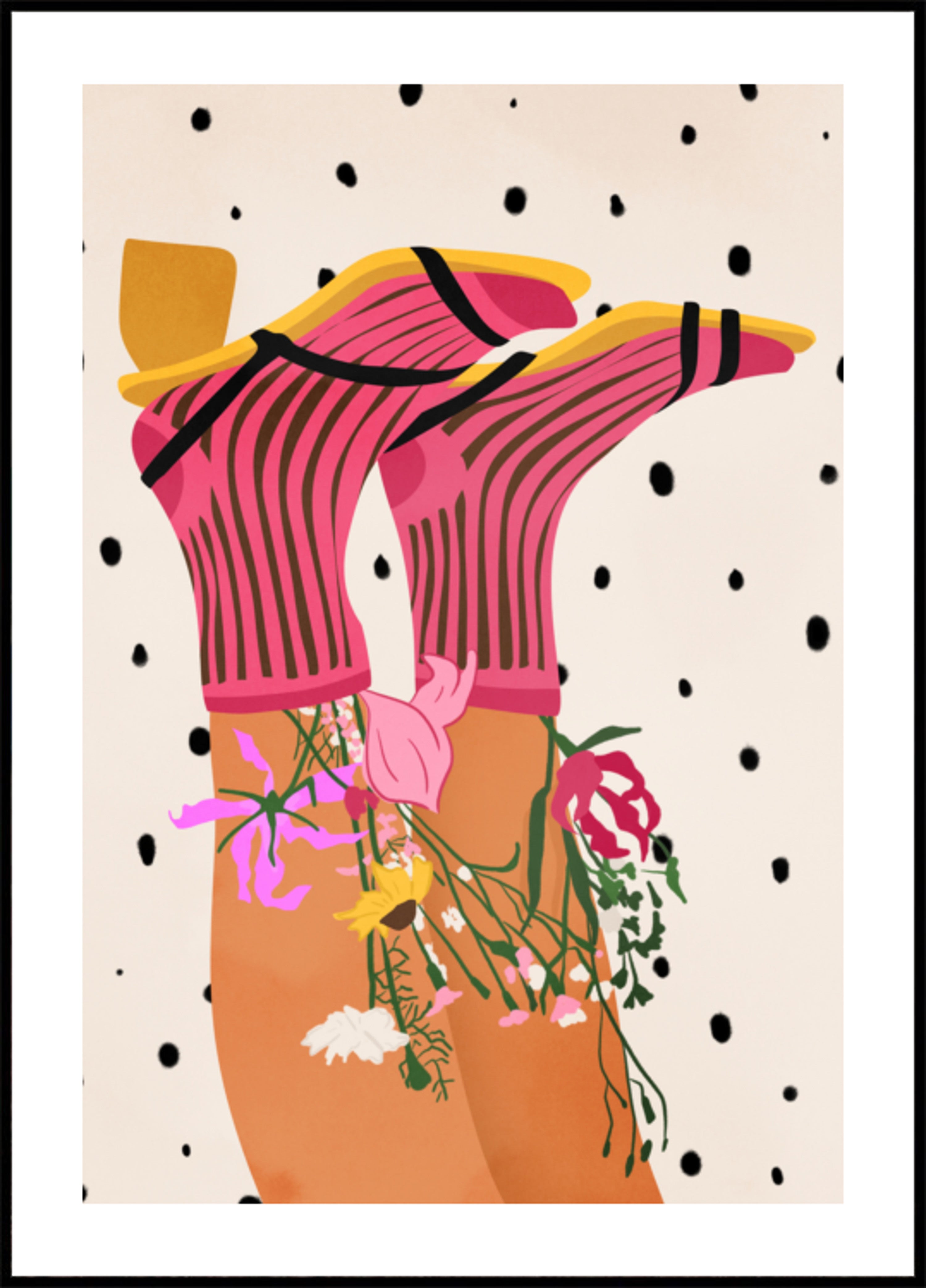 Jambes en pleine floraison