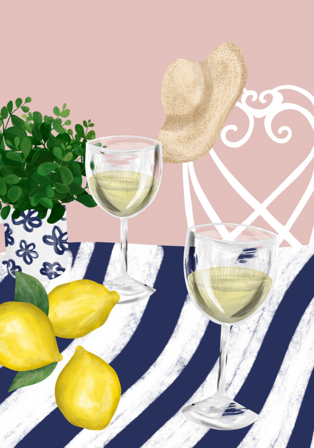 Boissons d'été et citrons