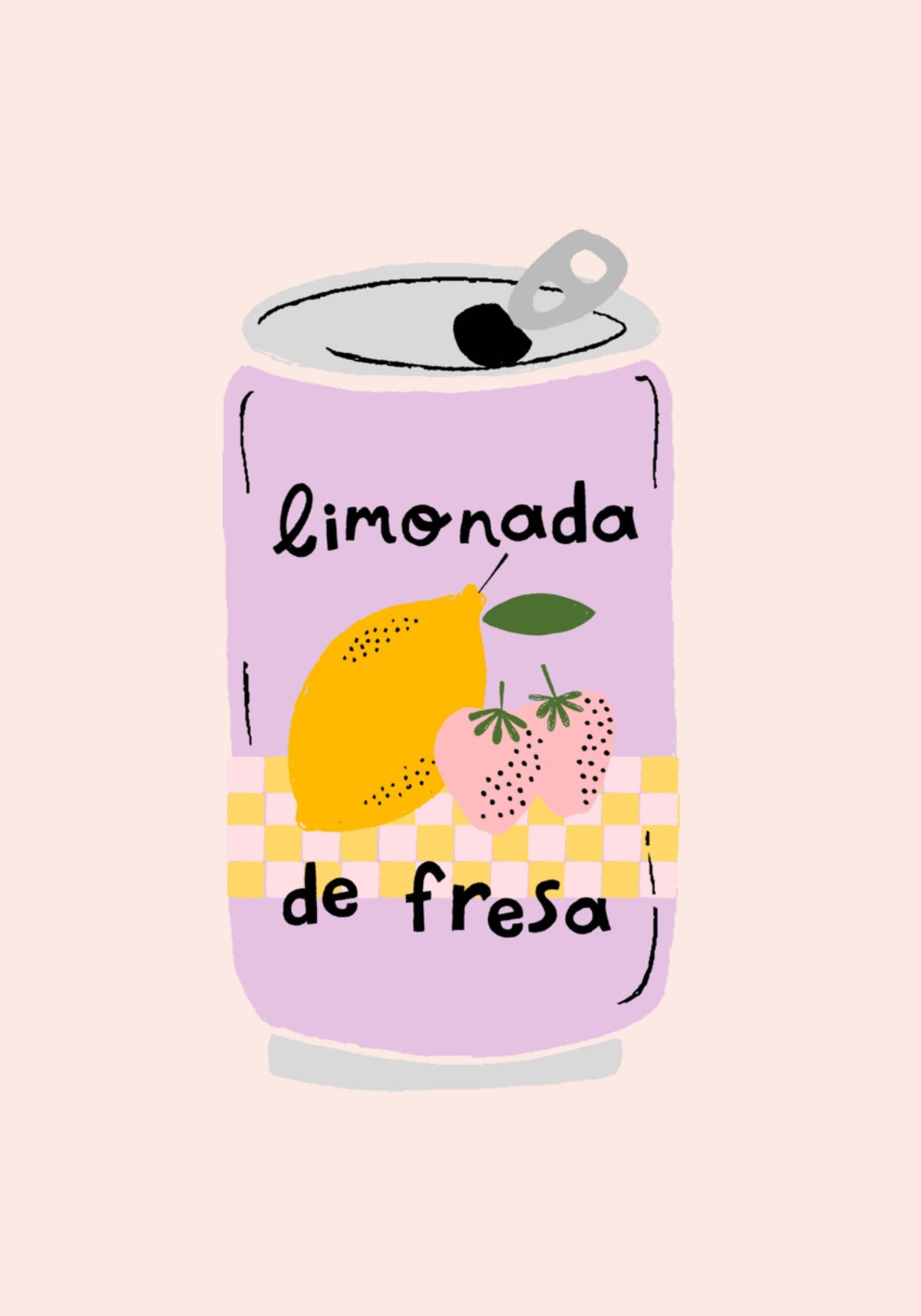 Boîte de limonade aux fraises