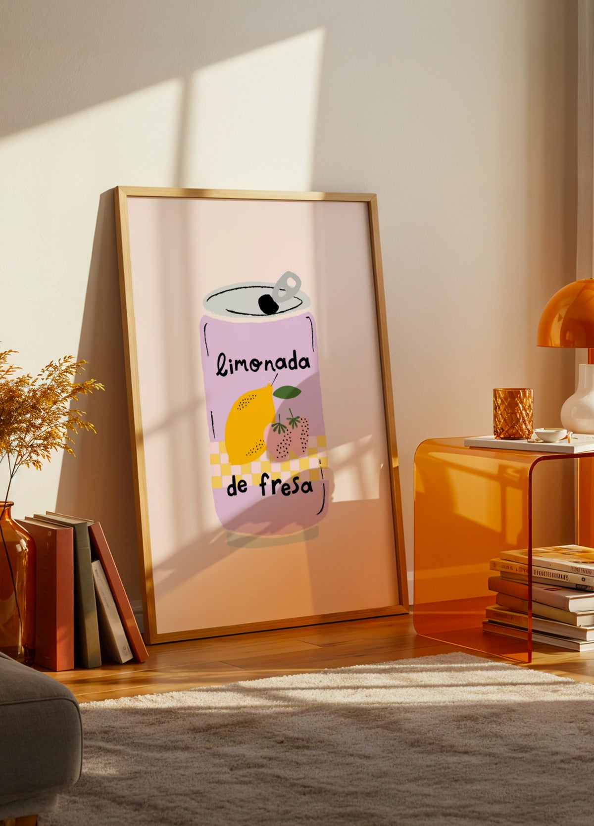 Boîte de limonade aux fraises